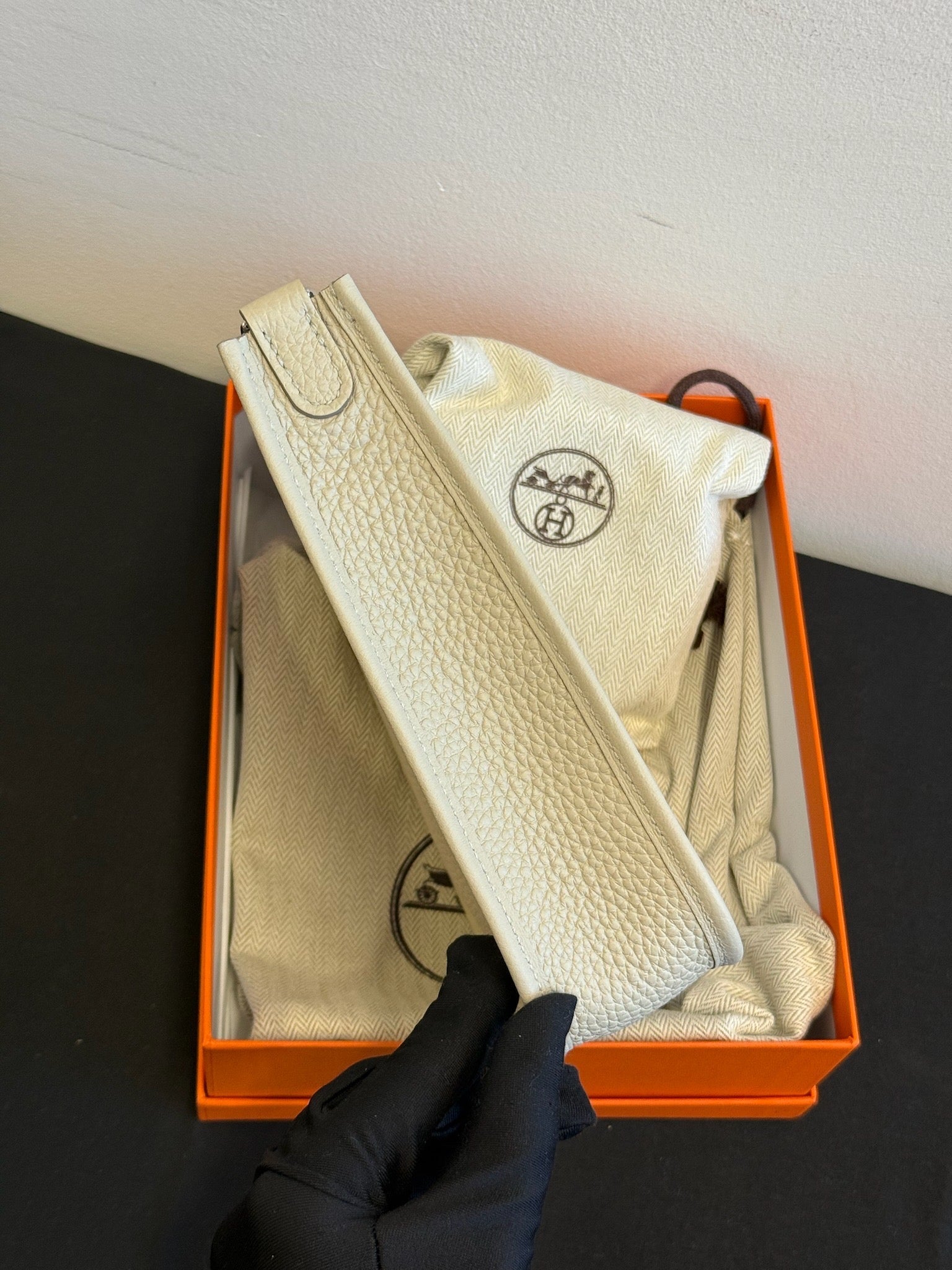 Hermès Evelyne TPM - Craie image 3