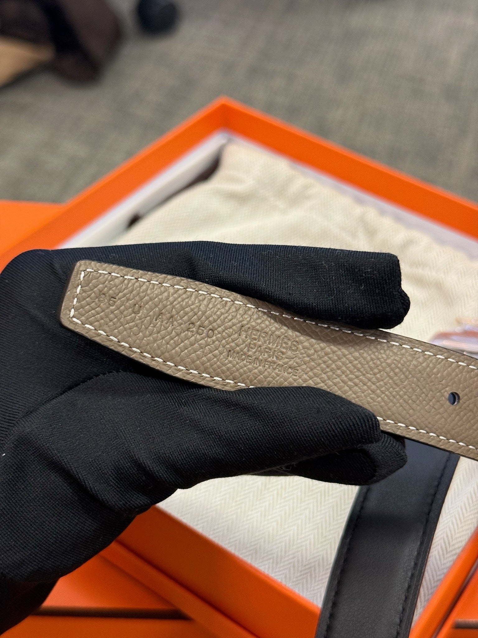 Hermès Leather Belt - Black image 3