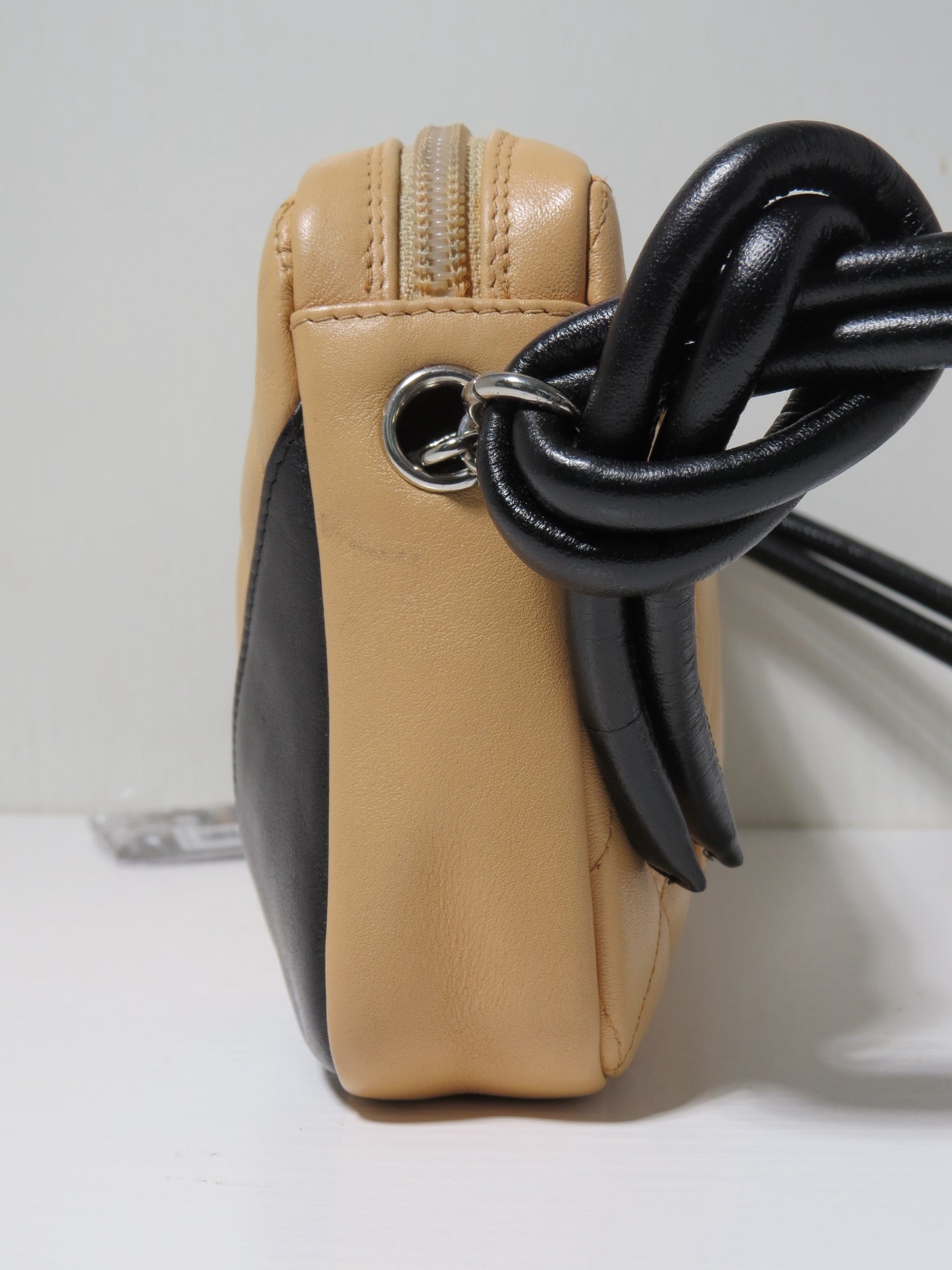 Chanel Cambon Shoulder Bag - Beige & Black image 3