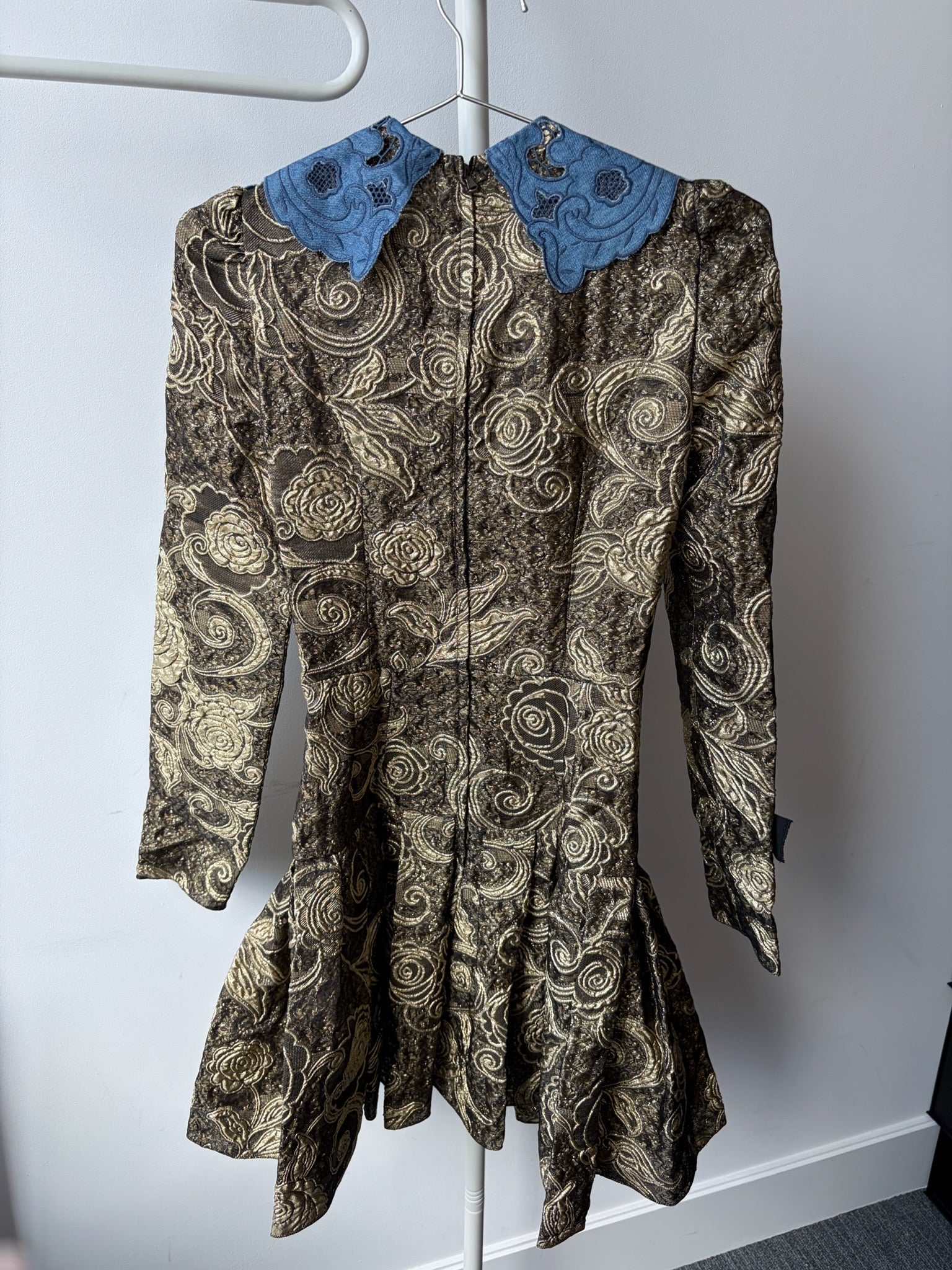 Dolce & Gabbana Long Sleeve Zip Back Dress image 3