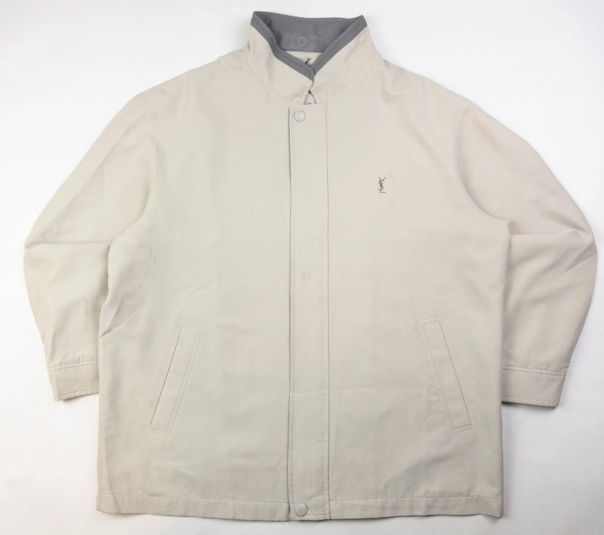 Vintage YSL Yves Saint Laurent Harrington Jacket Size L DBXM0028