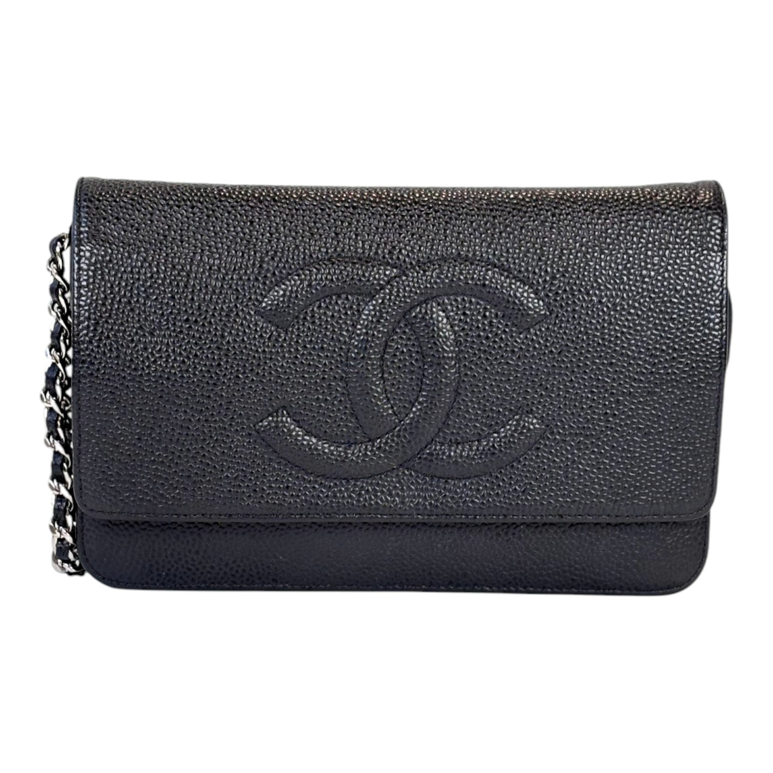 Chanel Black CC Logo WOC Bag