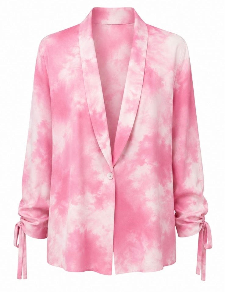 JACKET TIE AND DYE PINK MCL11842
