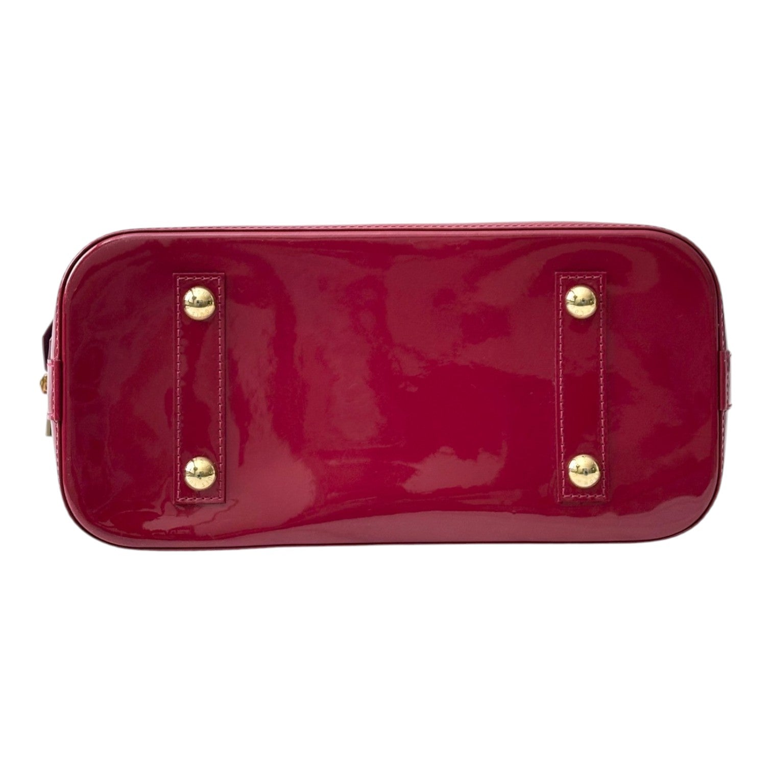 Louis Vuitton Red Alma in Vernis Leather Bag