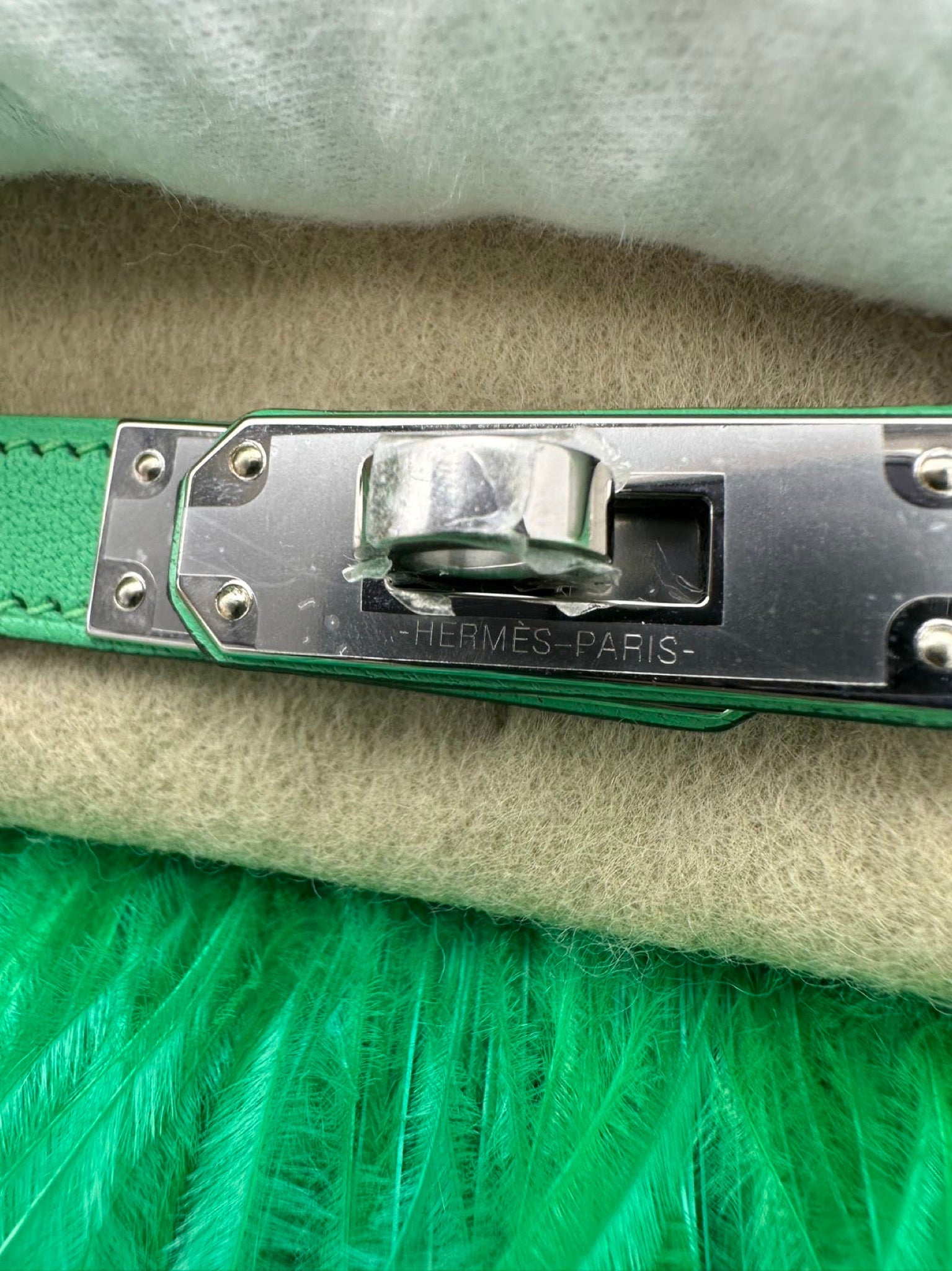 Hermès Kelly Elan Folie Ostrich Feather image 4