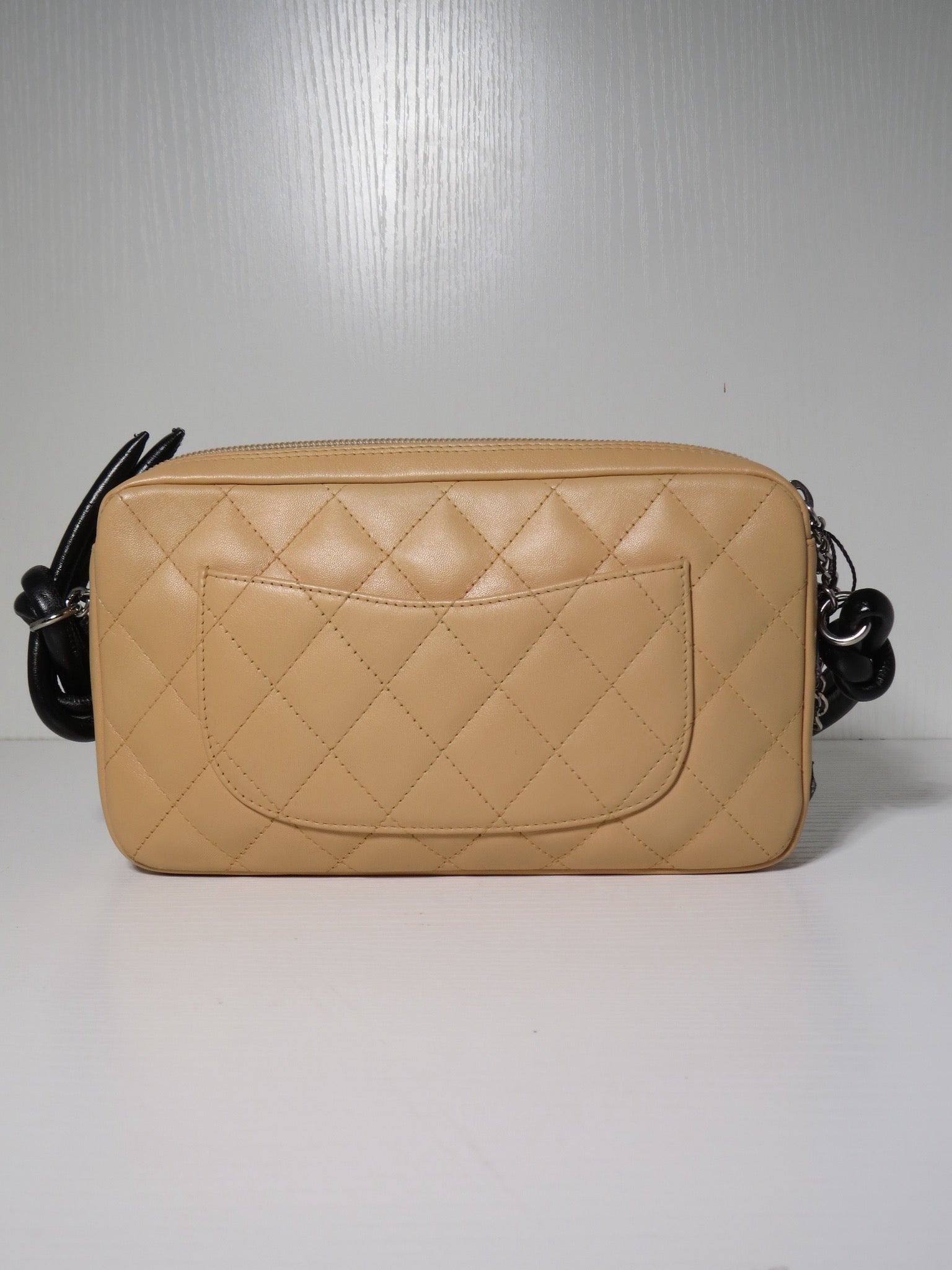 Chanel Cambon Shoulder Bag - Beige & Black image 4