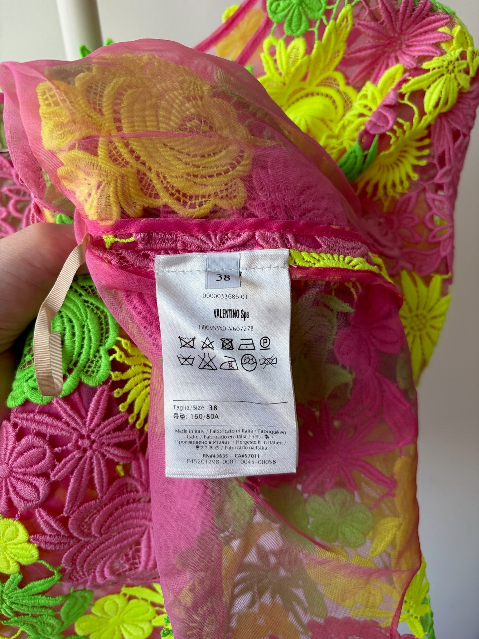 Valentino Floral Silk Top image 4