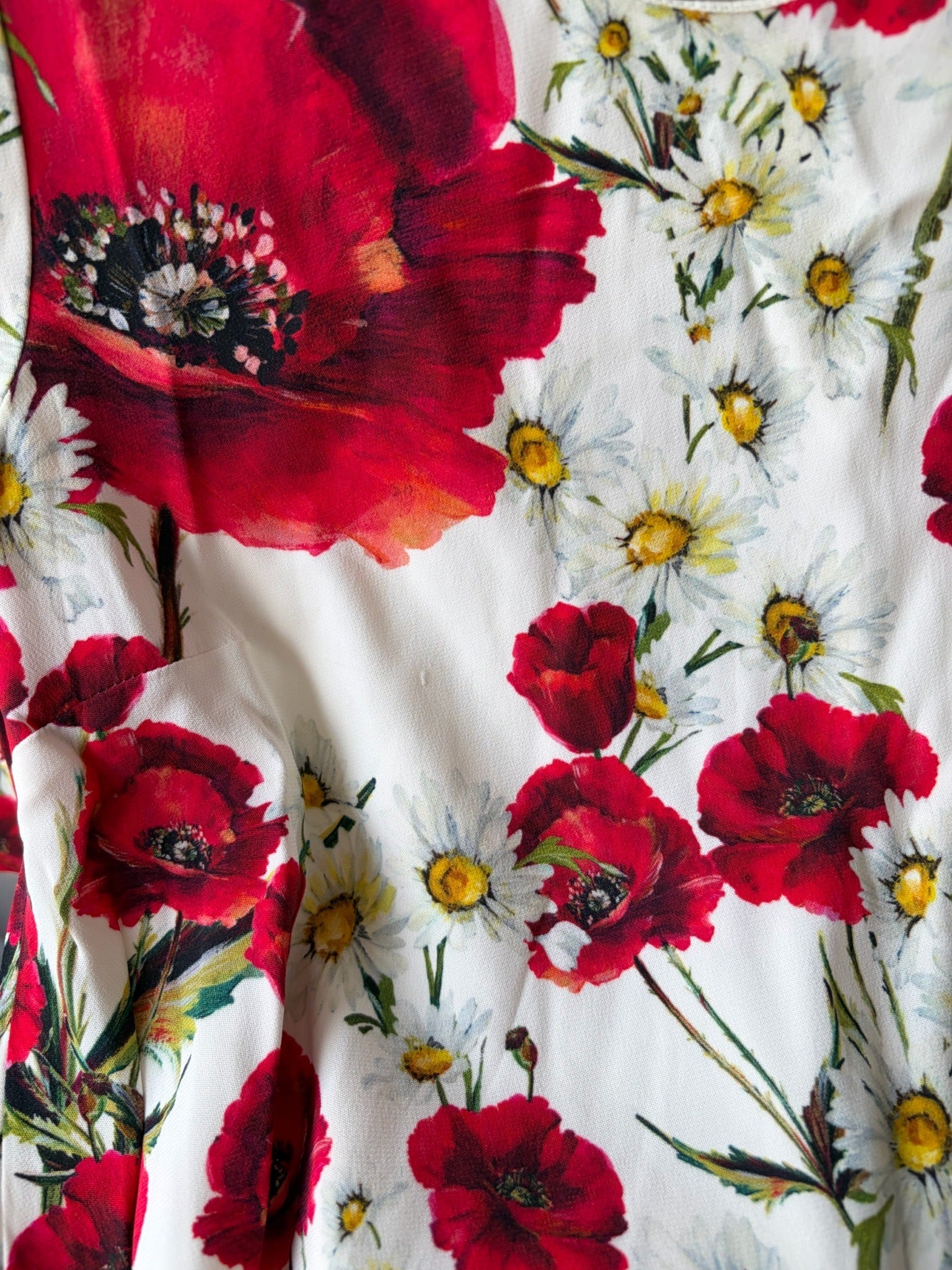 Dolce & Gabbana White Floral Dress image 4