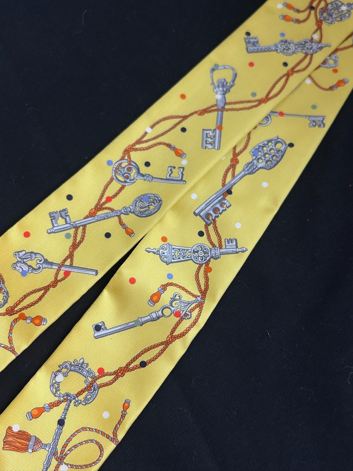 Hermès Twilly Fringe - Yellow / Orange image 4
