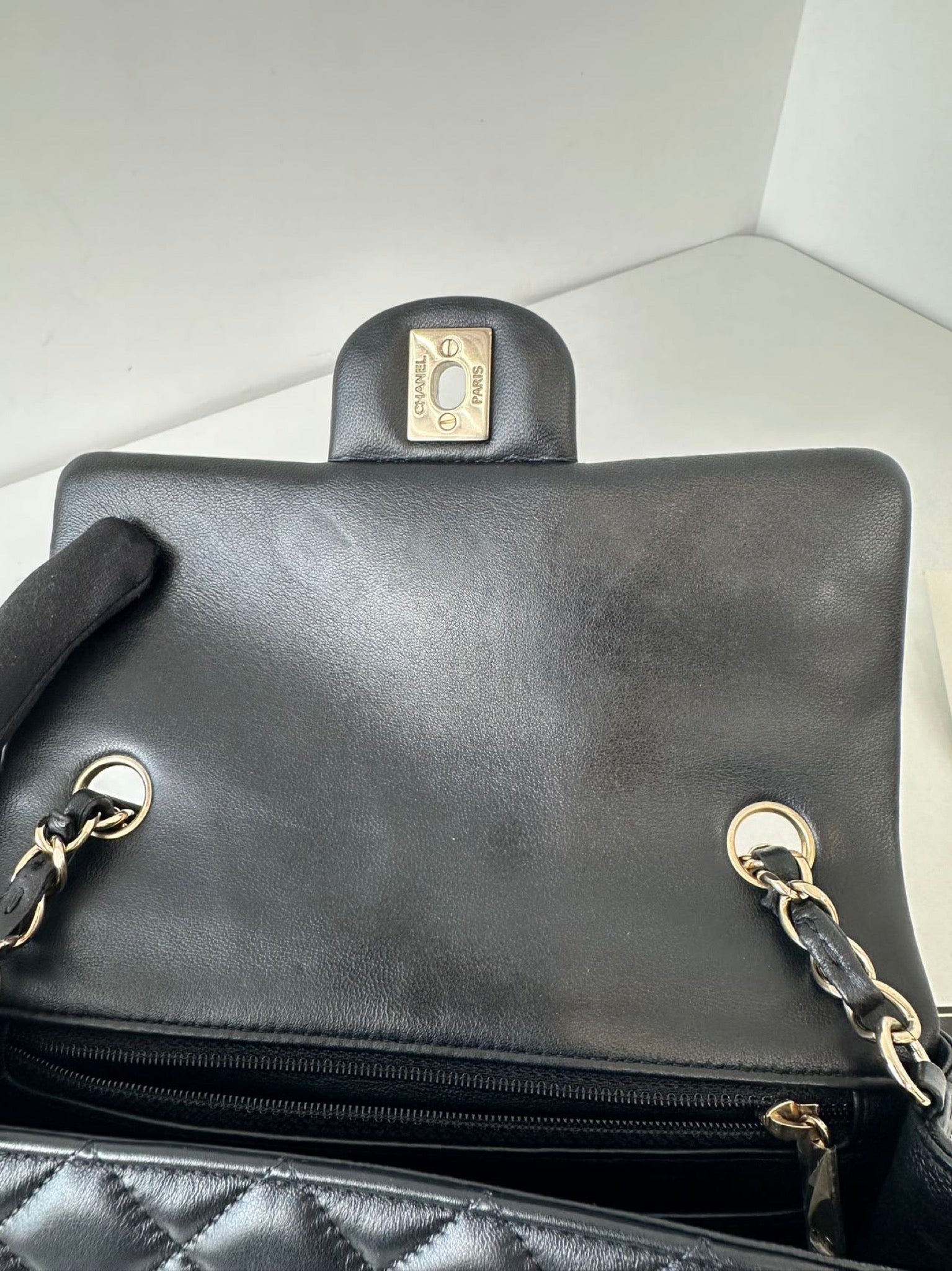 Chanel Classic Flap Mini Rectangular - Black image 5