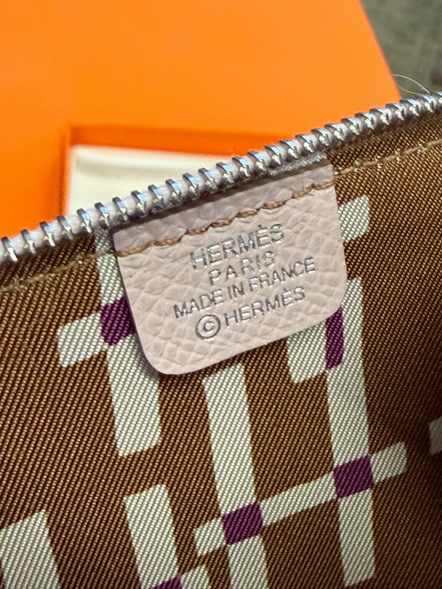 Hermès Silk’In Compact Wallet - Pale Pink image 5