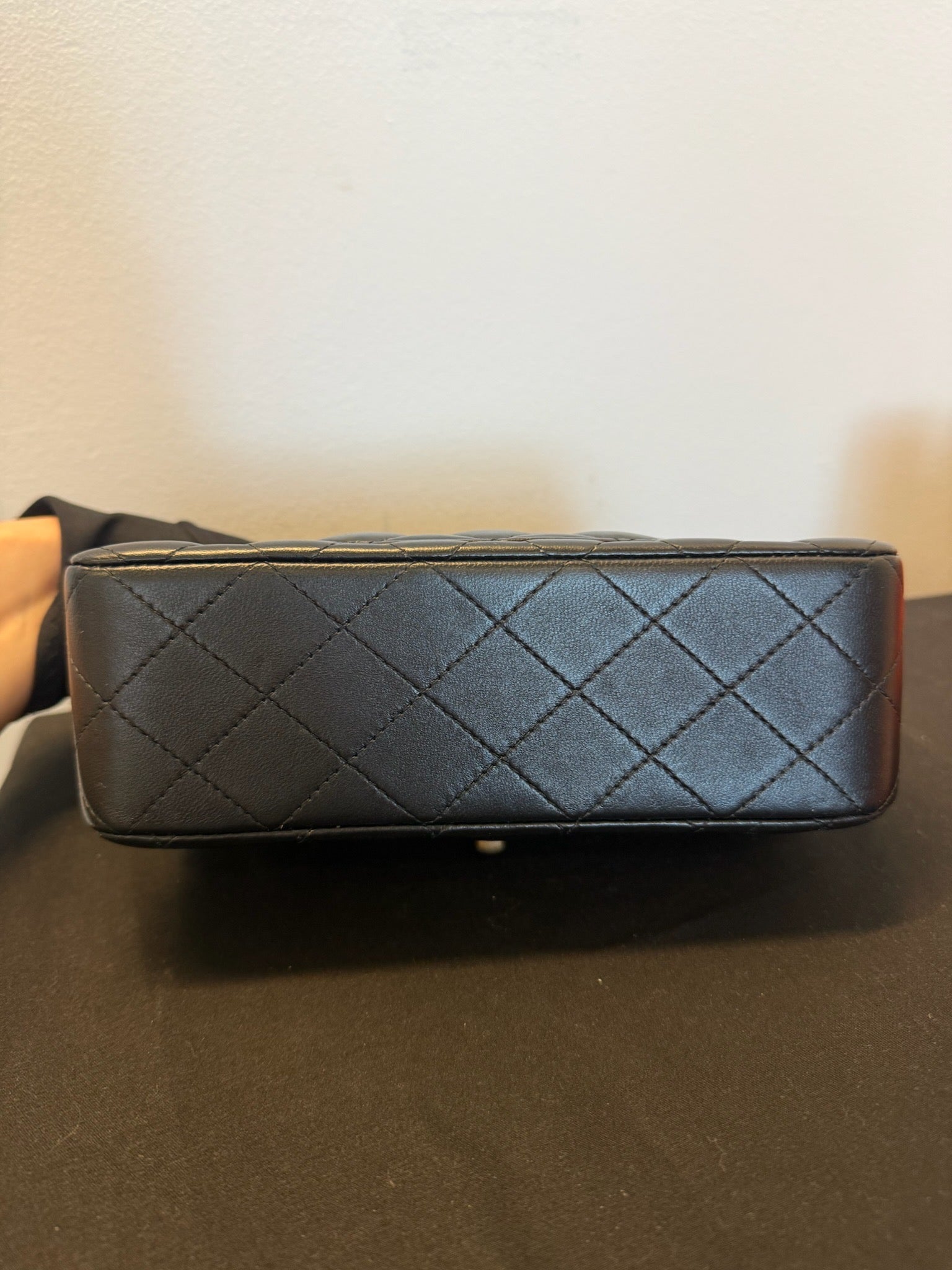 Chanel Mini Top Handle Flap Bag - Black image 5
