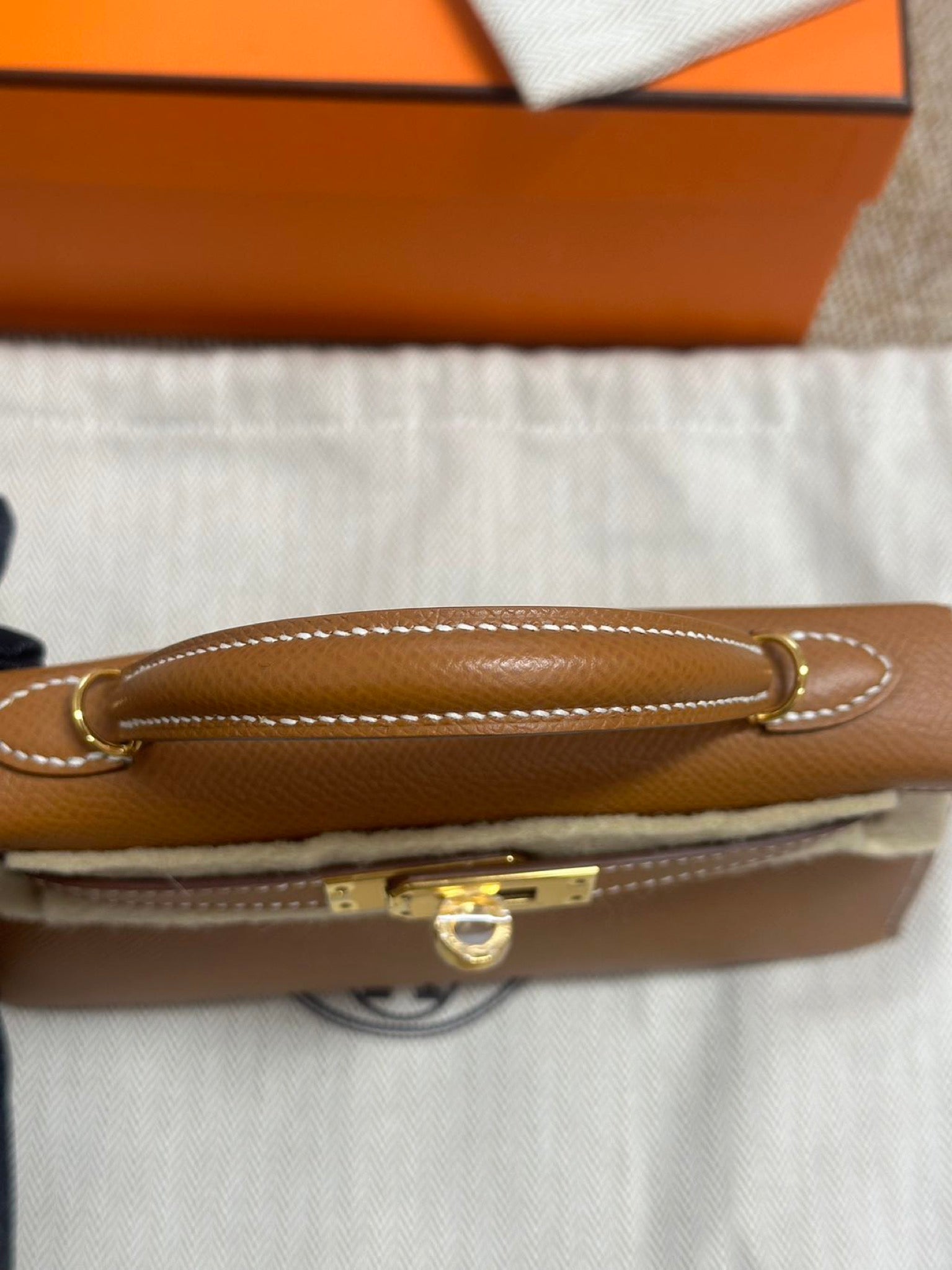 Hermès Mini Kelly Gold GHW Stamp C image 5