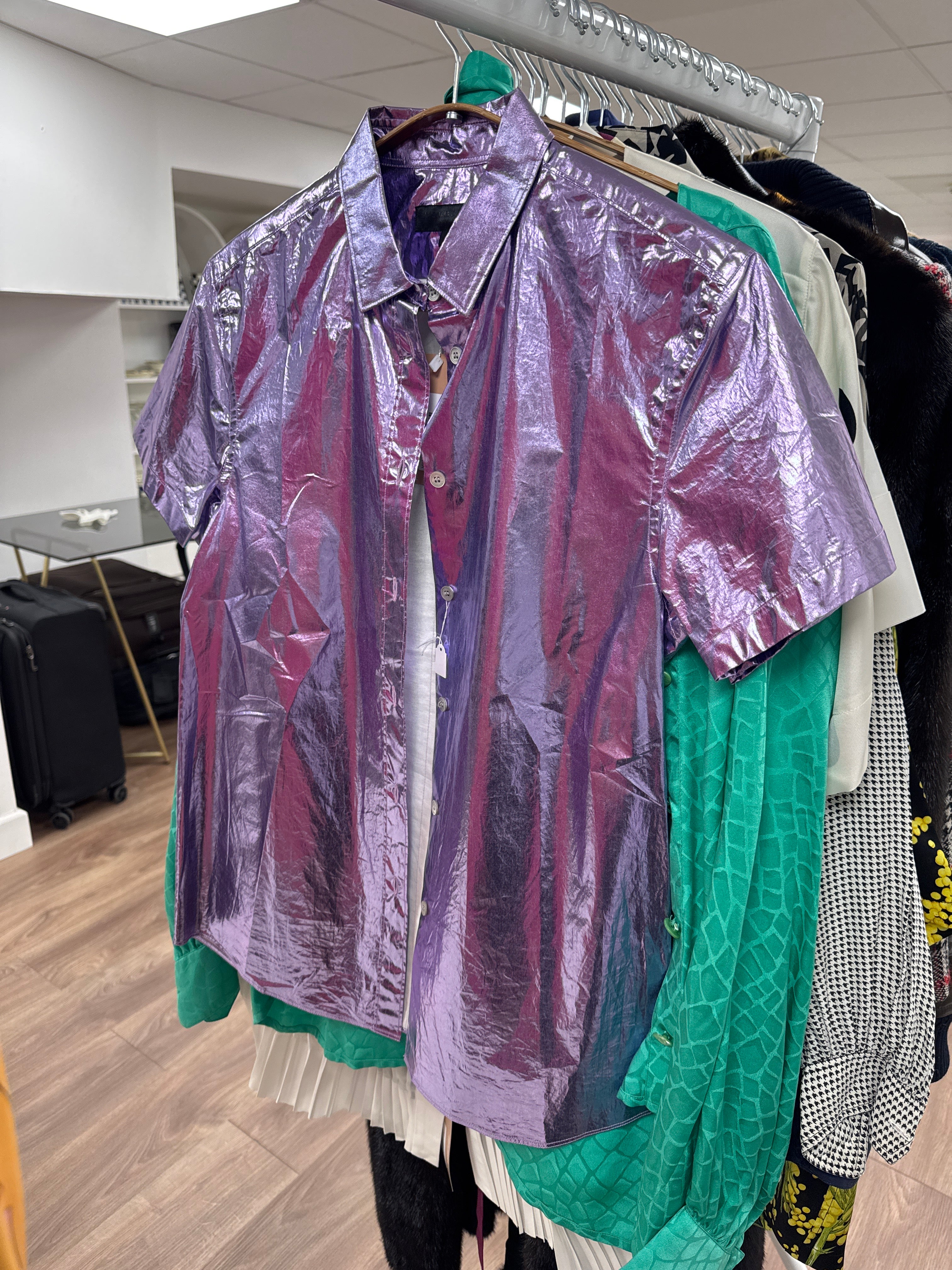 Violet Flashy Shirt ALEP267