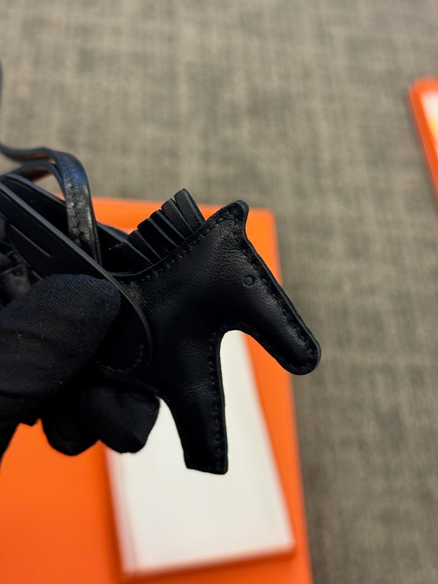 Hermès Rodeo Horse Charm - Black image 6