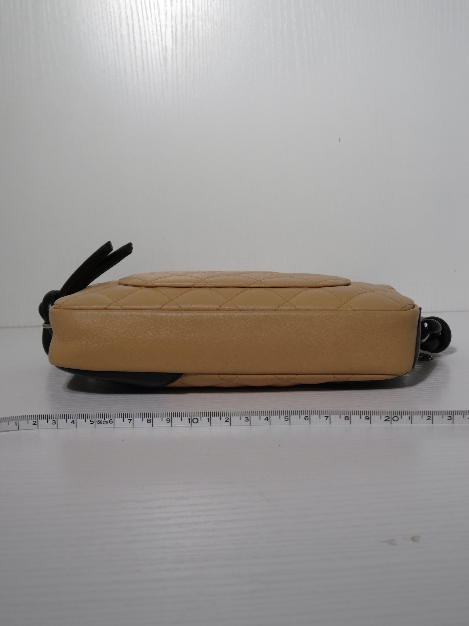 Chanel Cambon Shoulder Bag - Beige & Black image 6