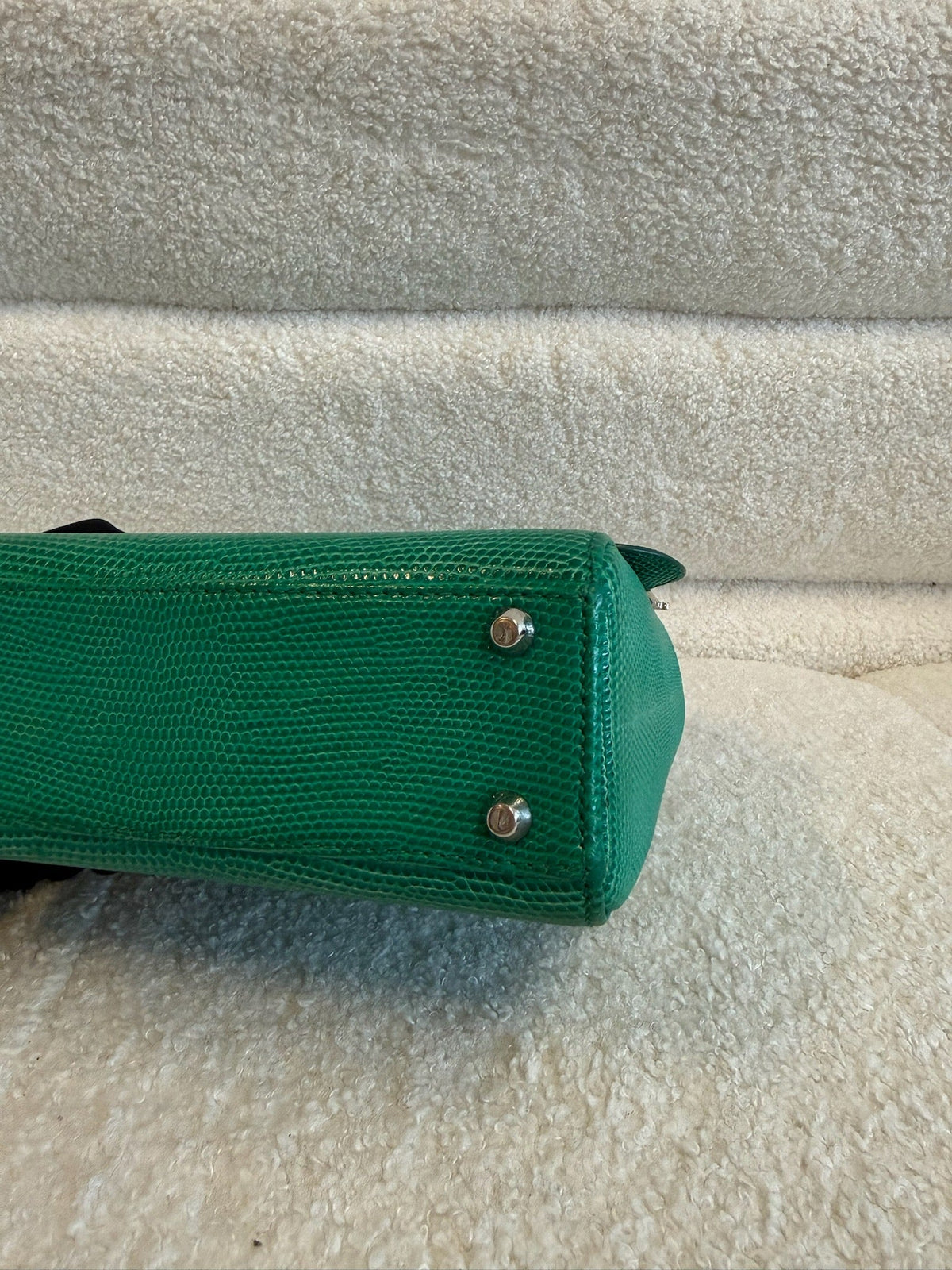 Dior Lady Dior Lizard - Green With Diamond image 6