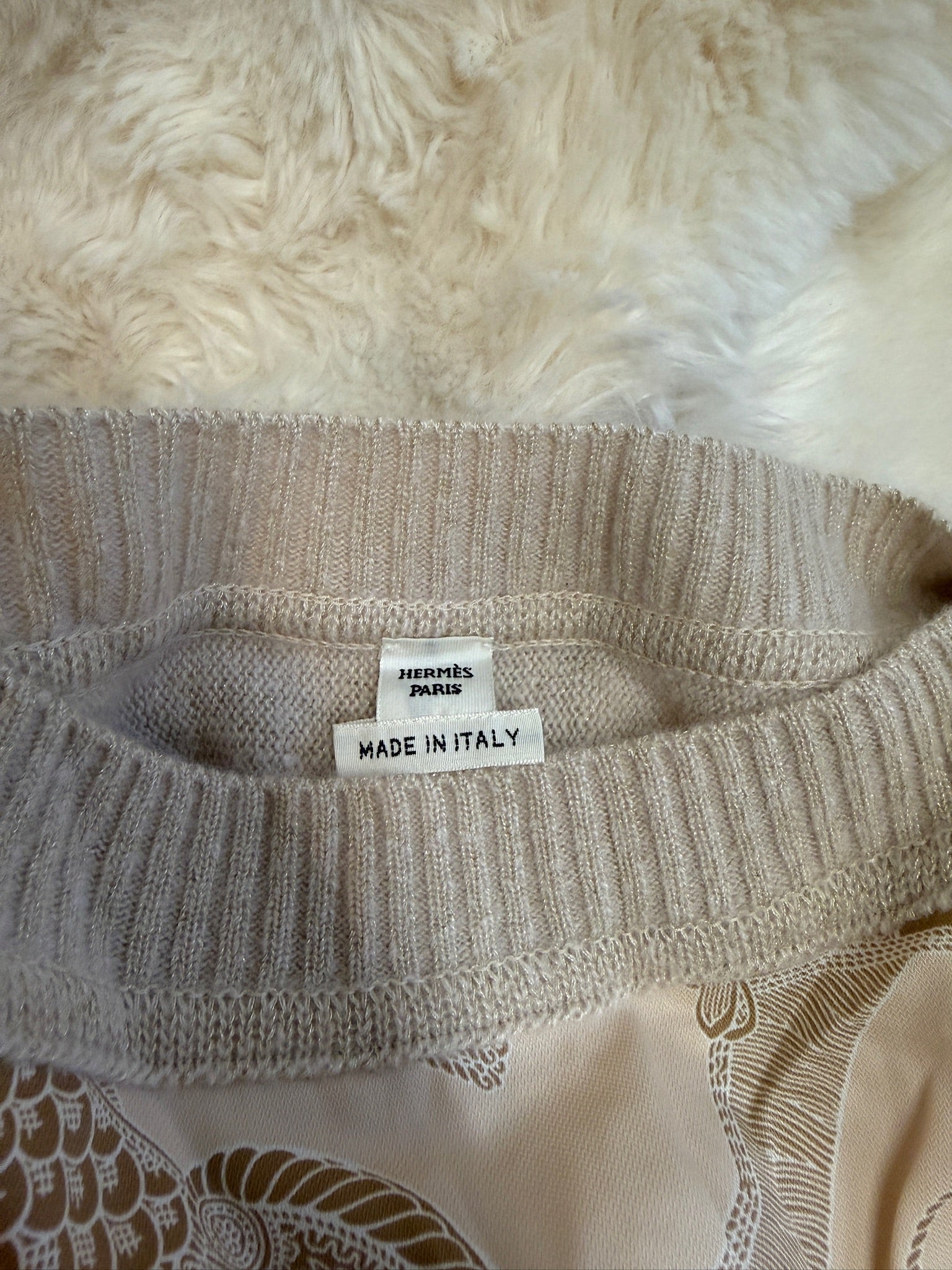 Hermès Nautical Embroidered Sweater - Ivory