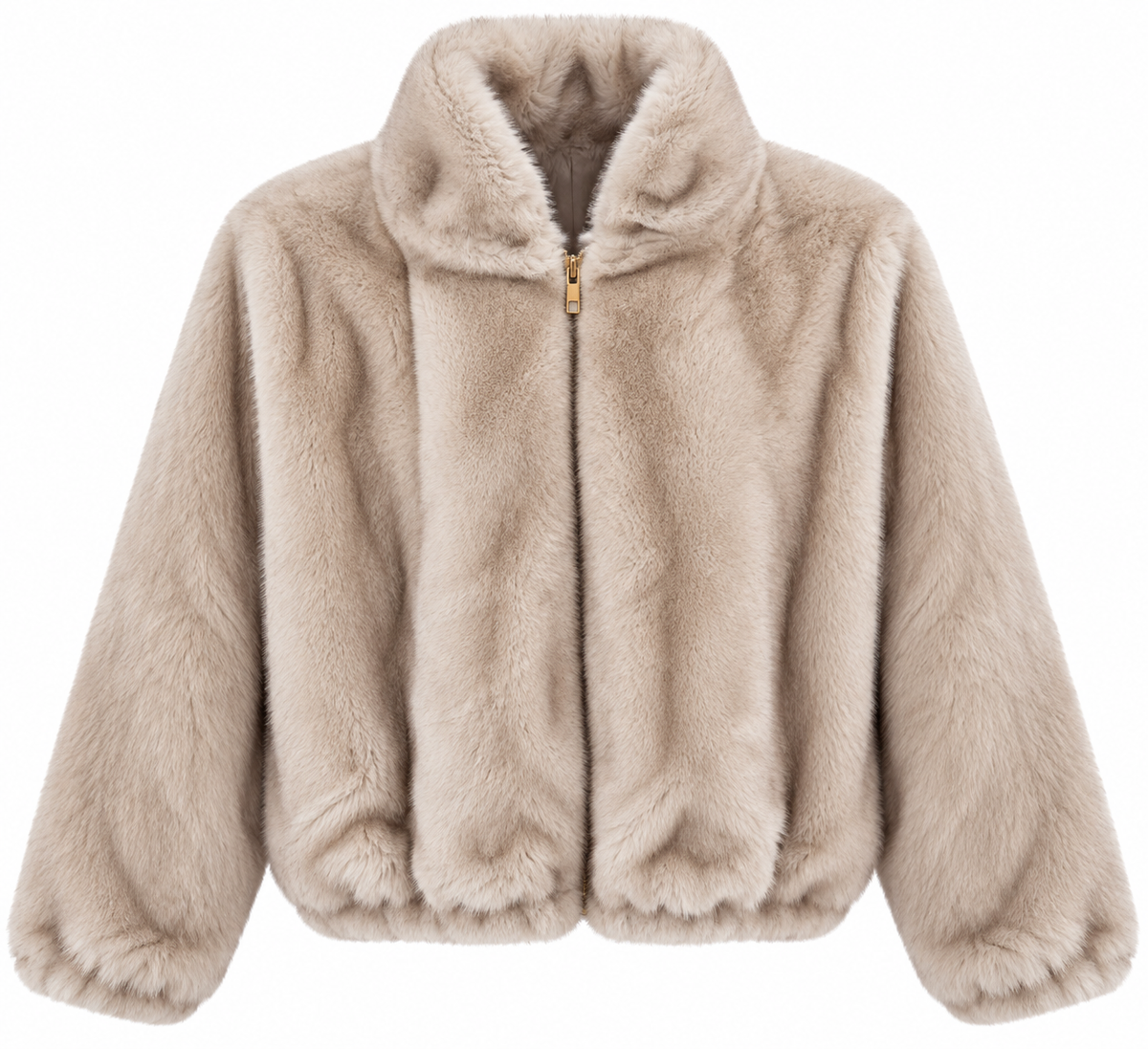 BOMBER FAUX FUR SILK LINING MCL13258
