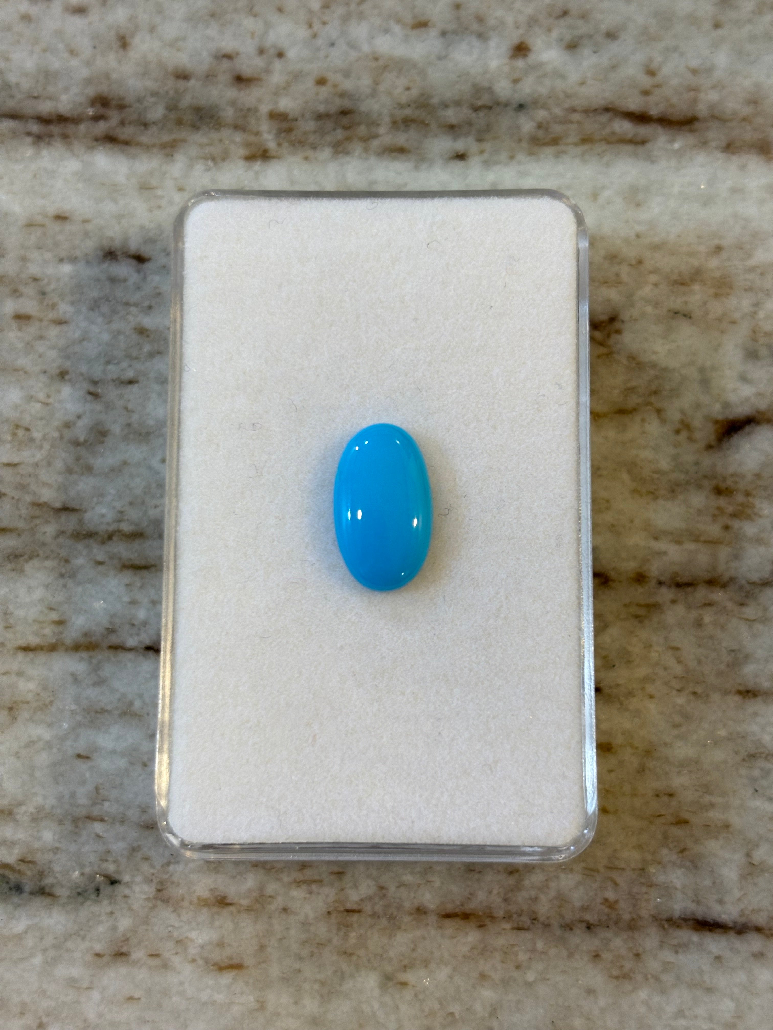 2.85ct Oval Sleeping Beauty Turquoise Arizona DXBCS5715
