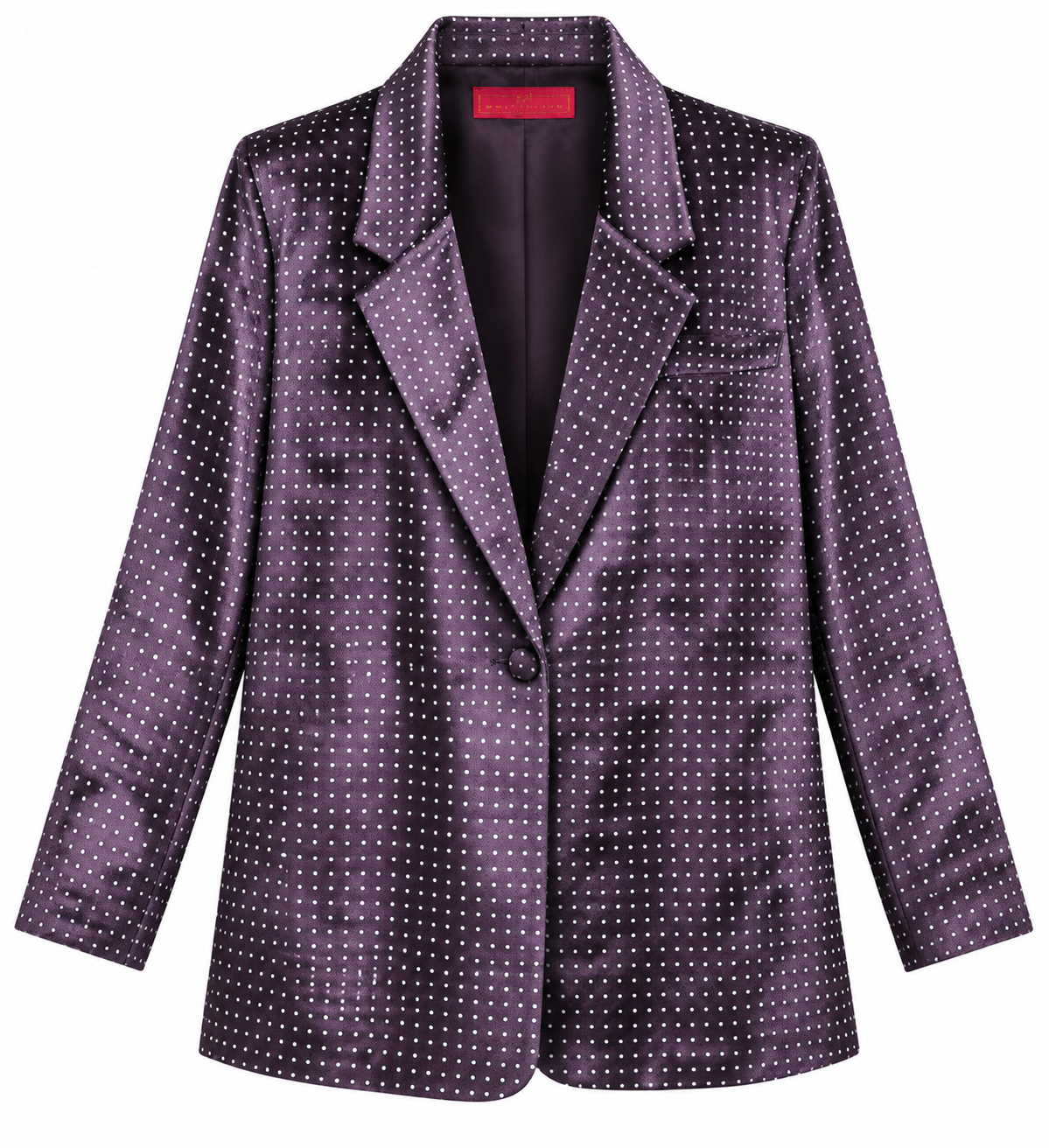 JACKET JUSTIN STRIPES VELVET NAVY PINK SNAKE LINING MCL13402