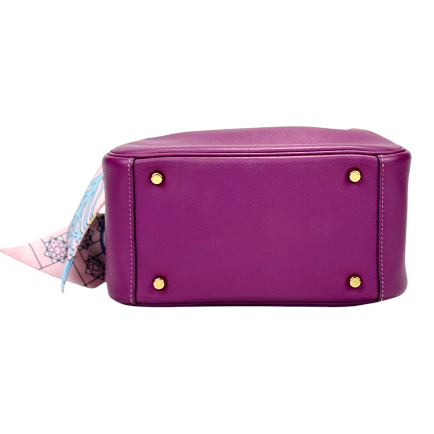 Hermes Purple Mini Lindy Bag - Full Set