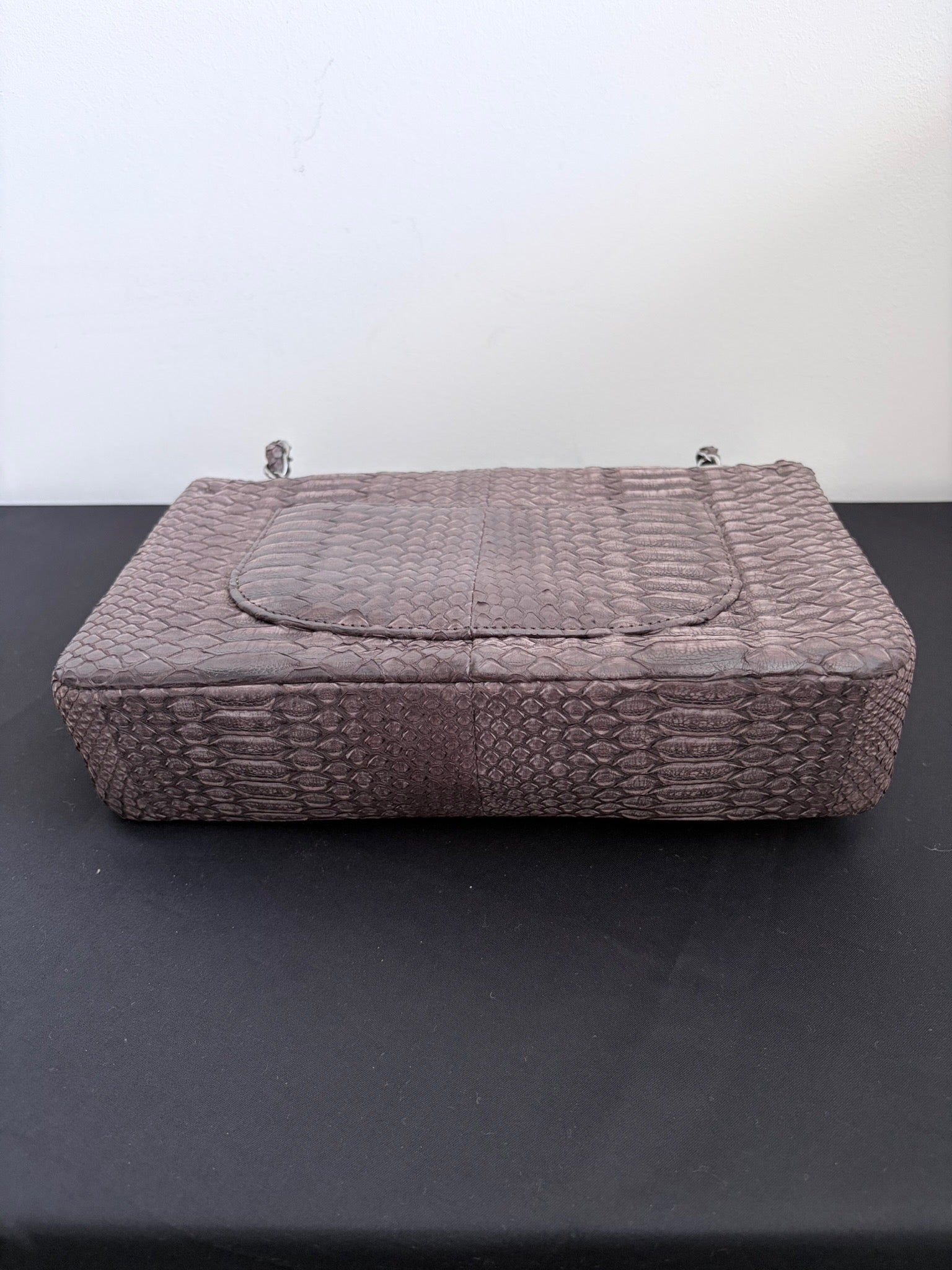Chanel Python Classic Double Flap Bag image 7