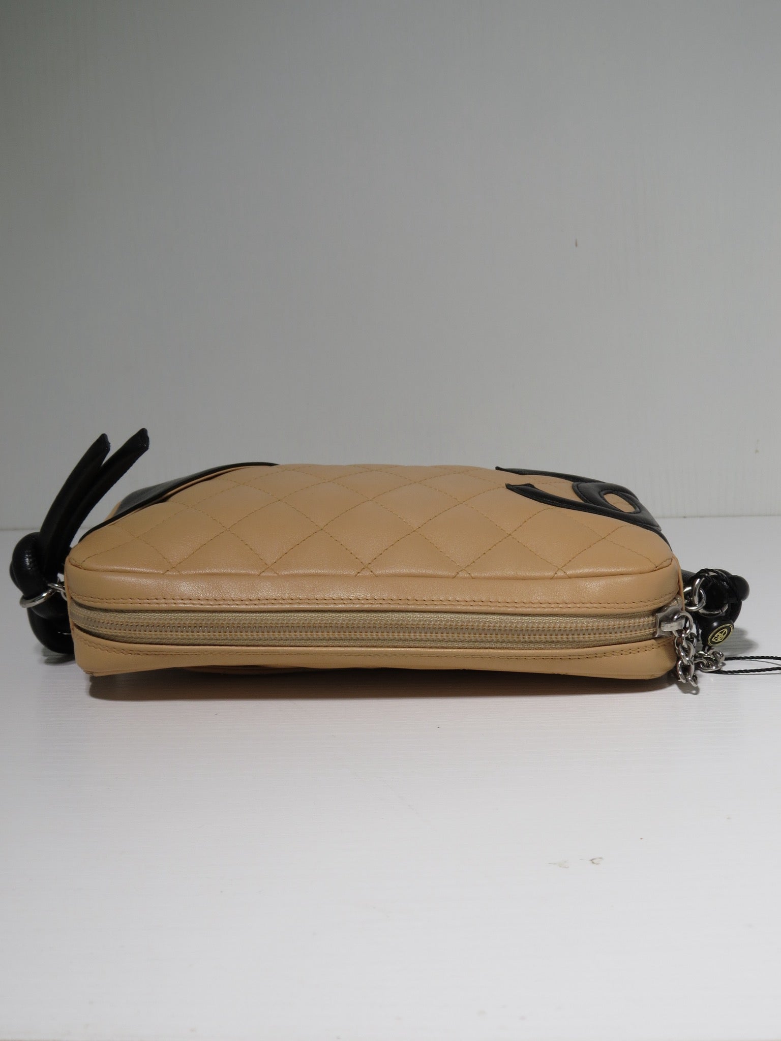 Chanel Cambon Shoulder Bag - Beige & Black image 7