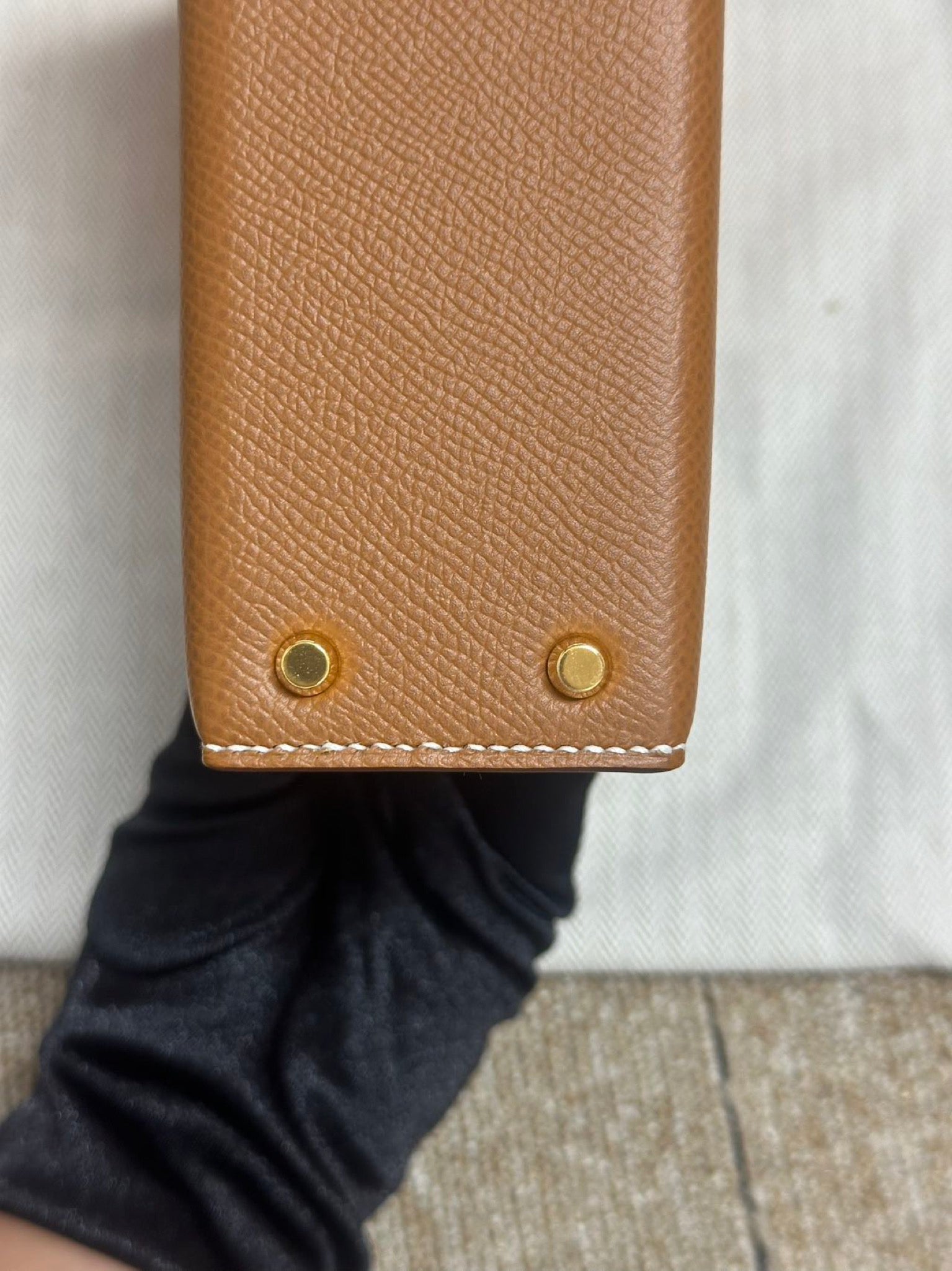 Hermès Mini Kelly Gold GHW Stamp C image 7