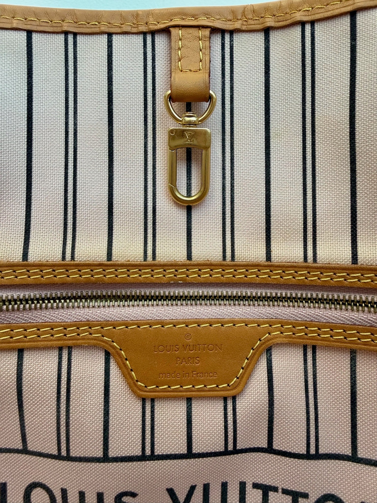 Louis Vuitton Neverfull Monogram Pink Interior Tote Bag Monogram with pink interior image 7