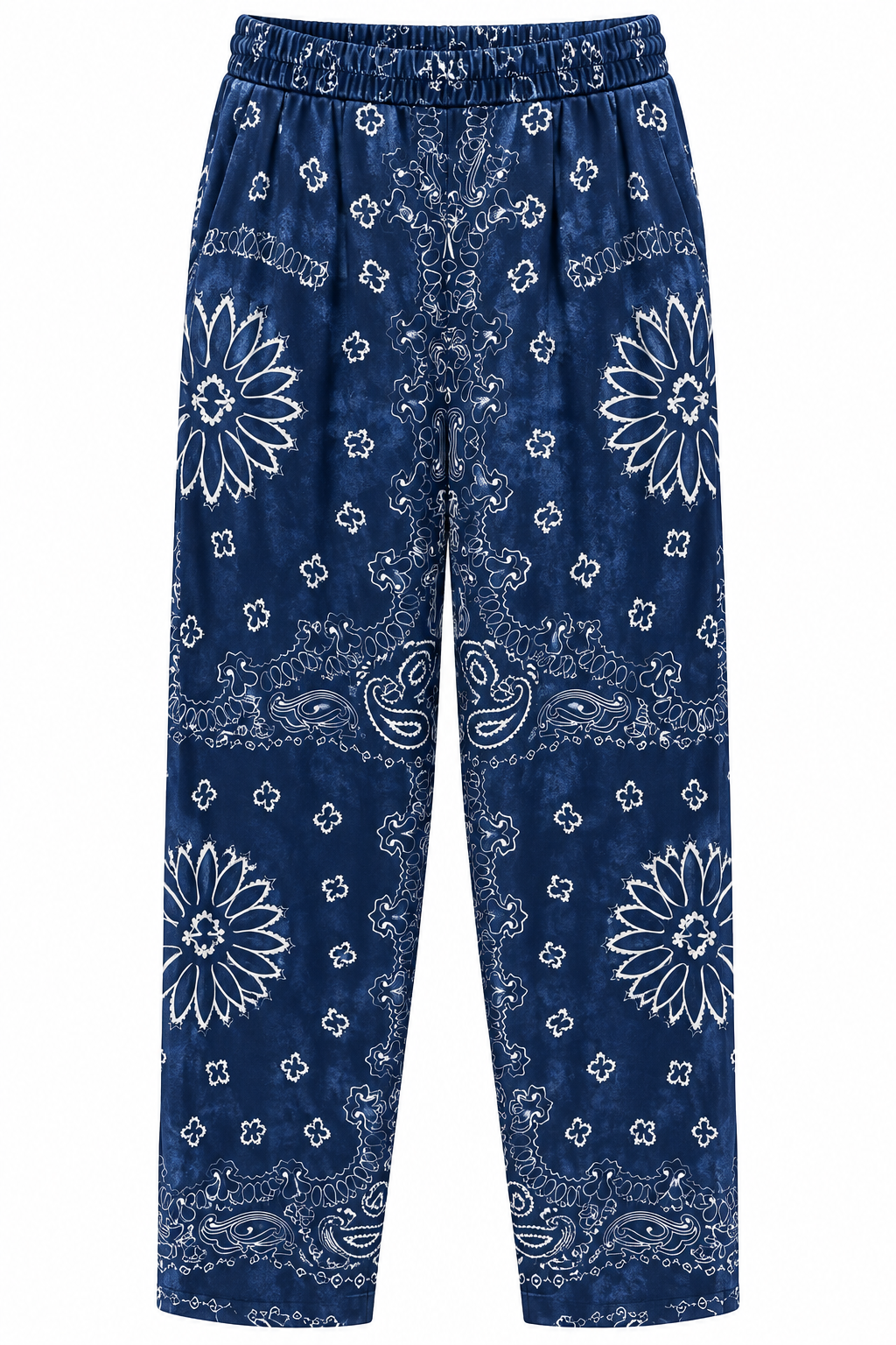 MARCELL TROUSER VELVET BANDANA NAVY  MCL13269