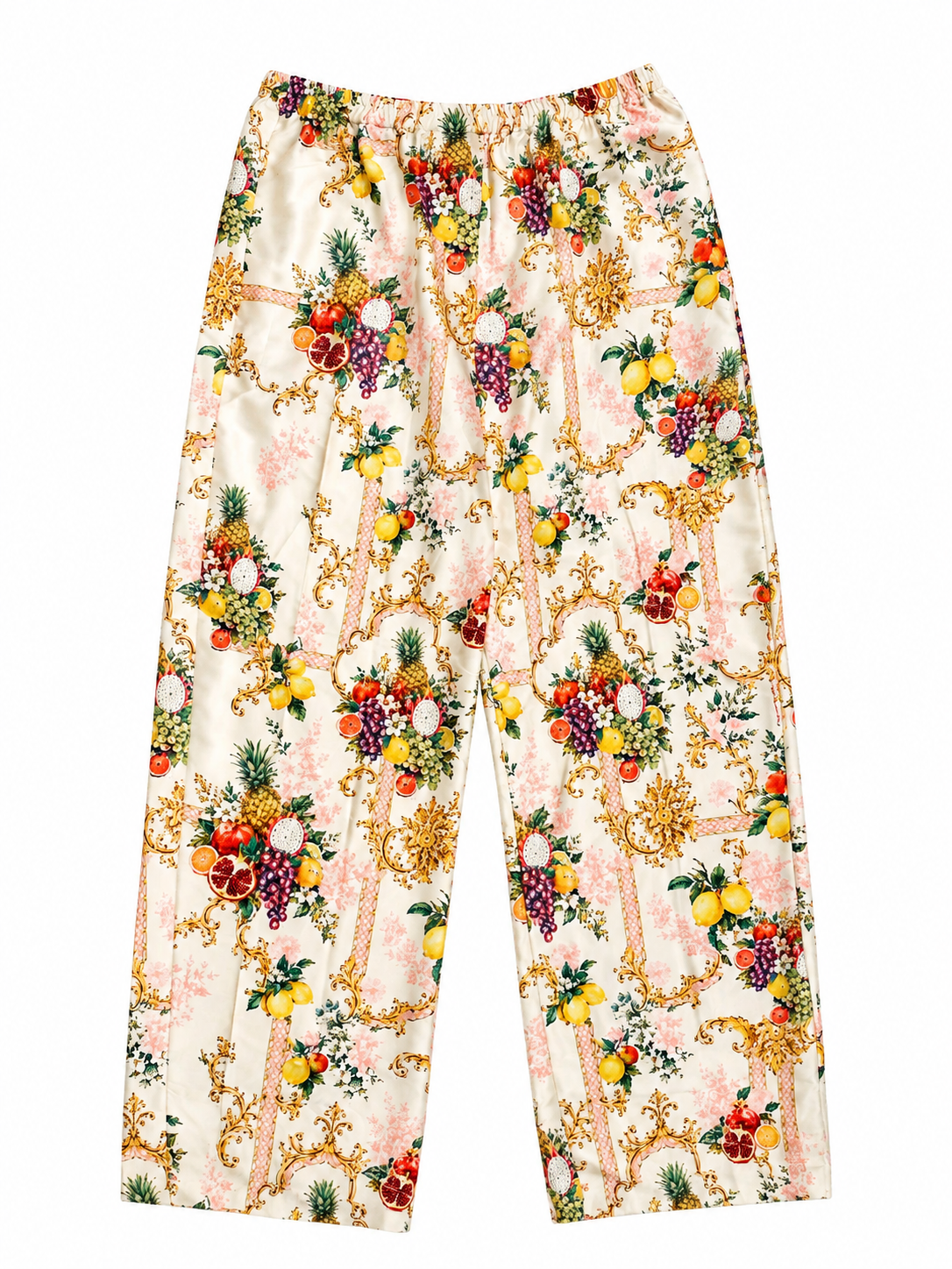TROUSER MARLINE PLACEMENT FRUITS STRIPES BLUE MCL11817