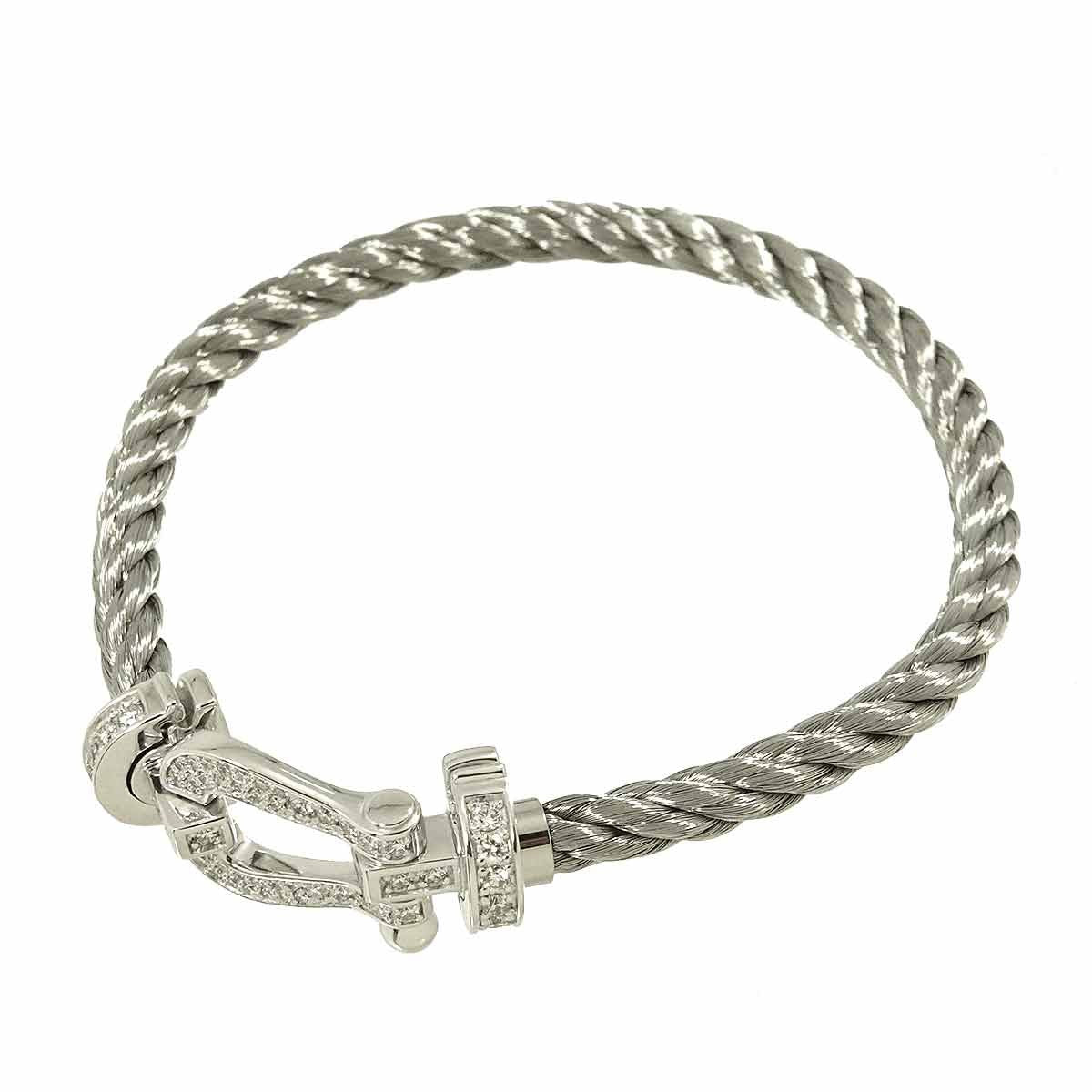 Diamond 0.58 Bracelet 18K K18 WG White Gold 750 902926411