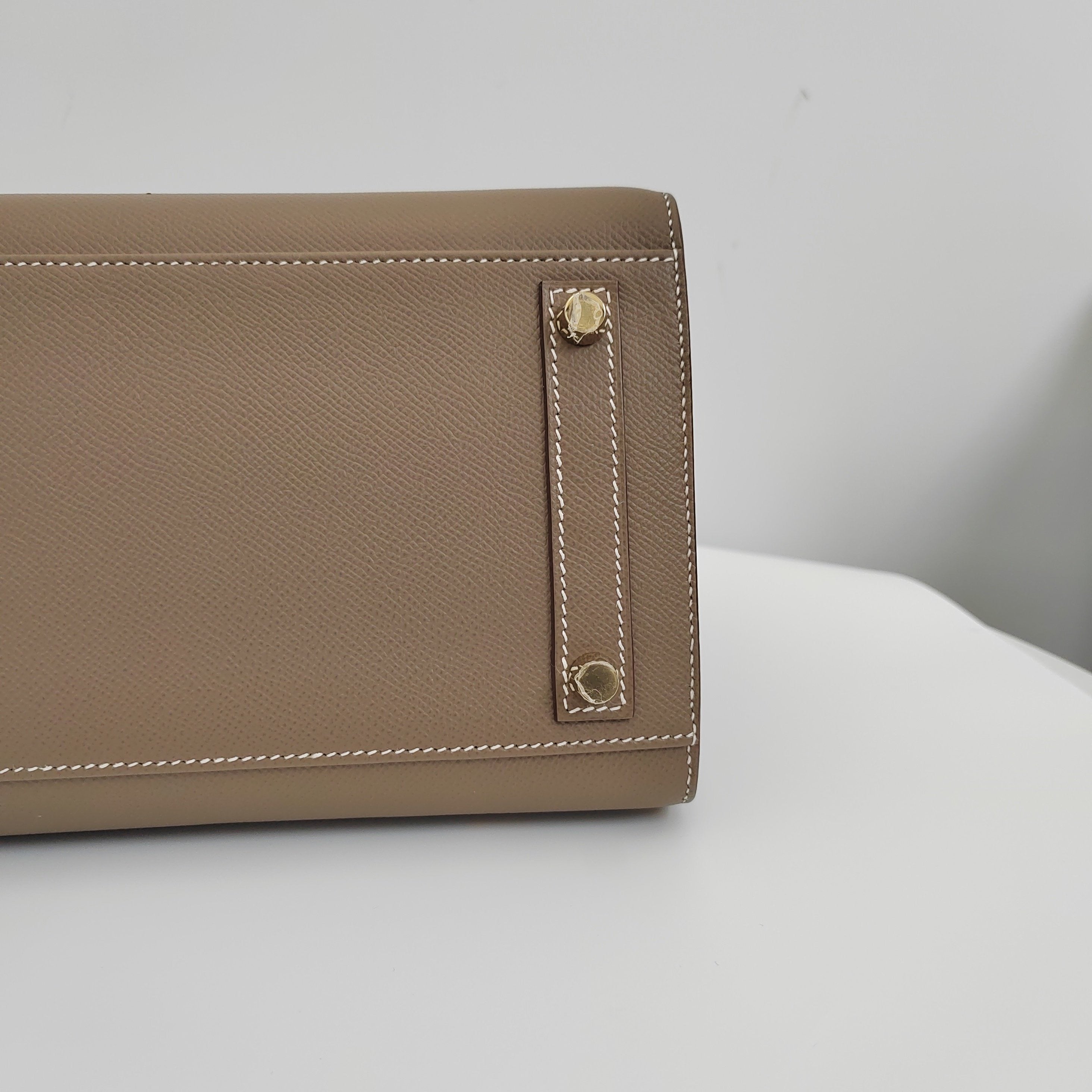 Hermès Birkin 30 Etoupe Epsom Leather  GHW -Stamp Z