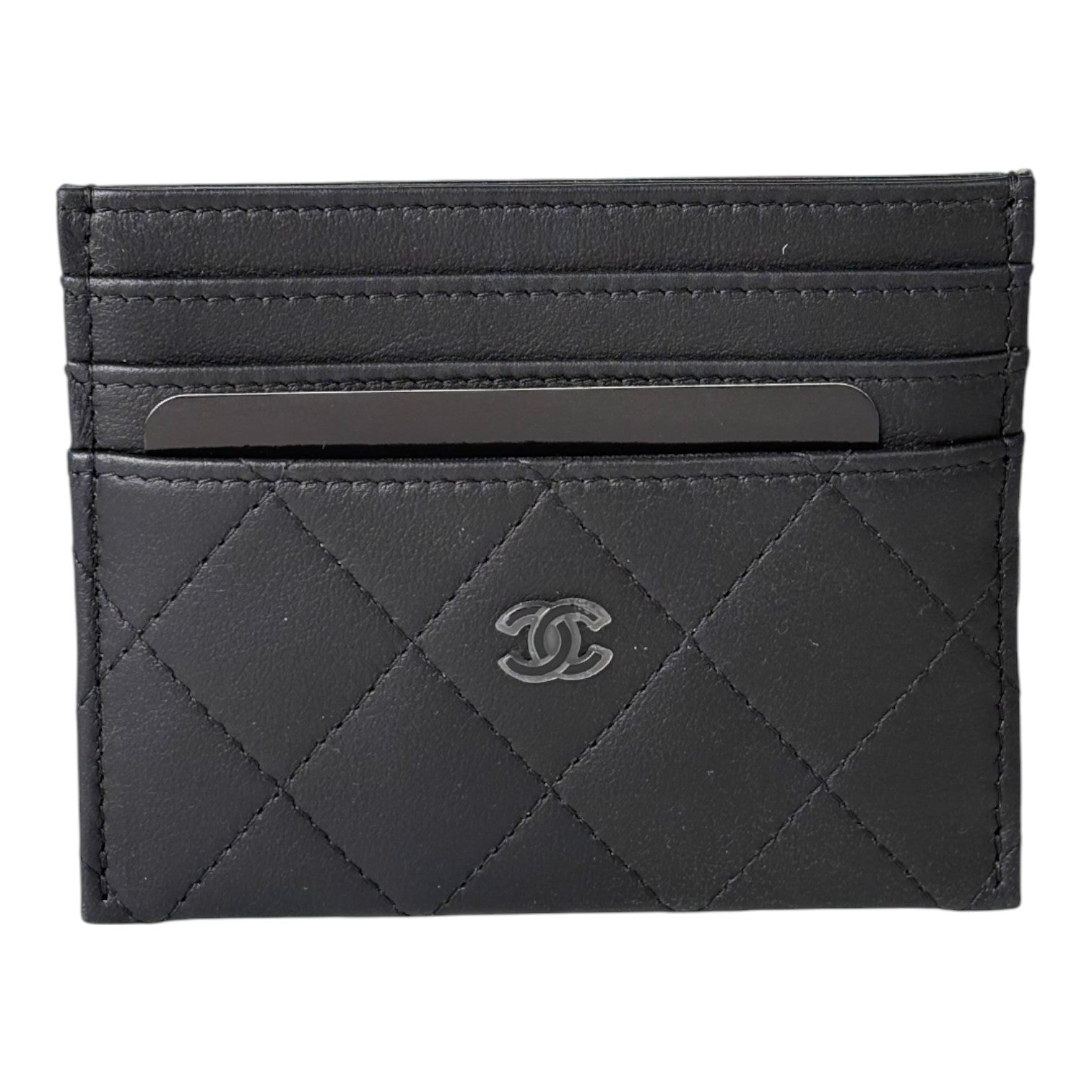 Chanel So Black Card Holder