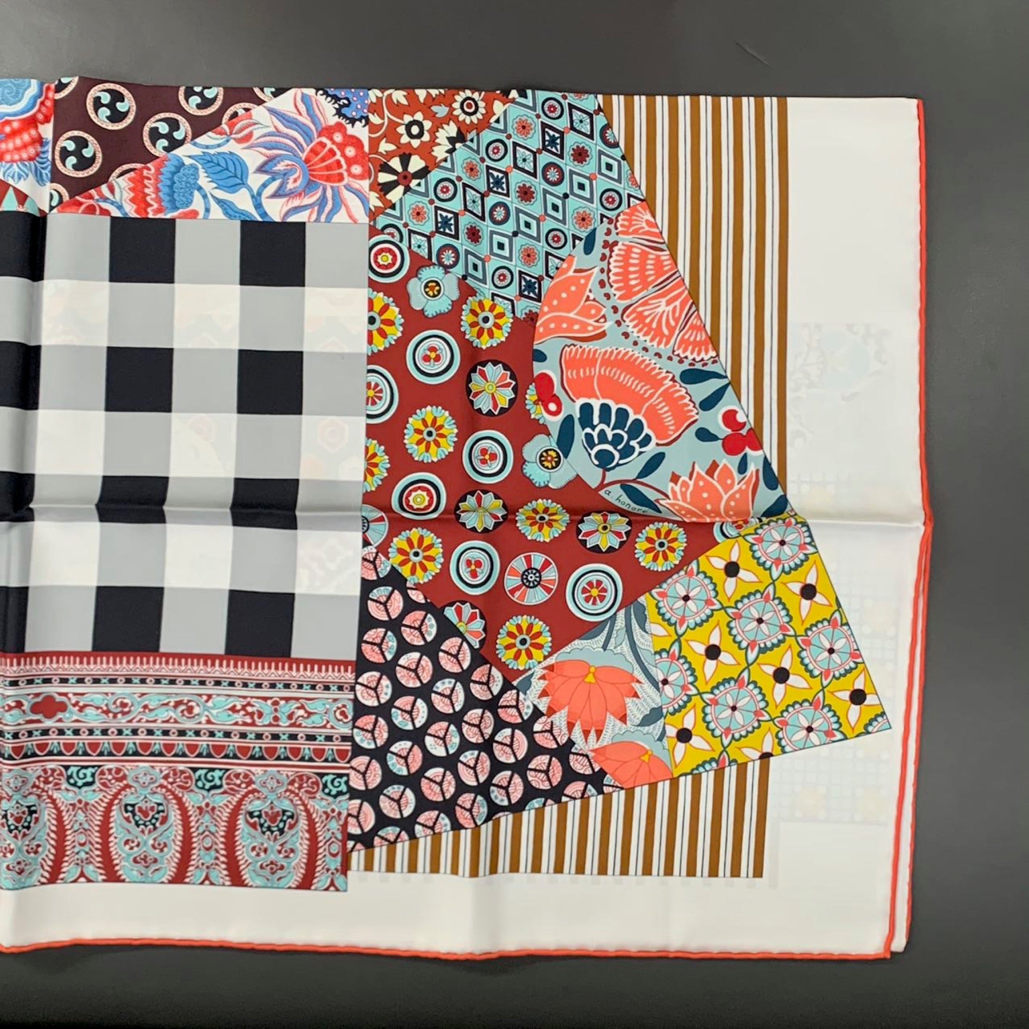Hermès Carré 90 Scarf Art du Sarasa image 9