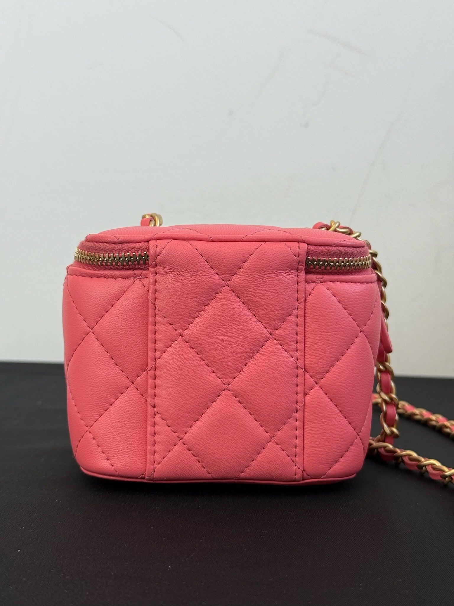 Chanel Vanity Box Bag Pink image 9