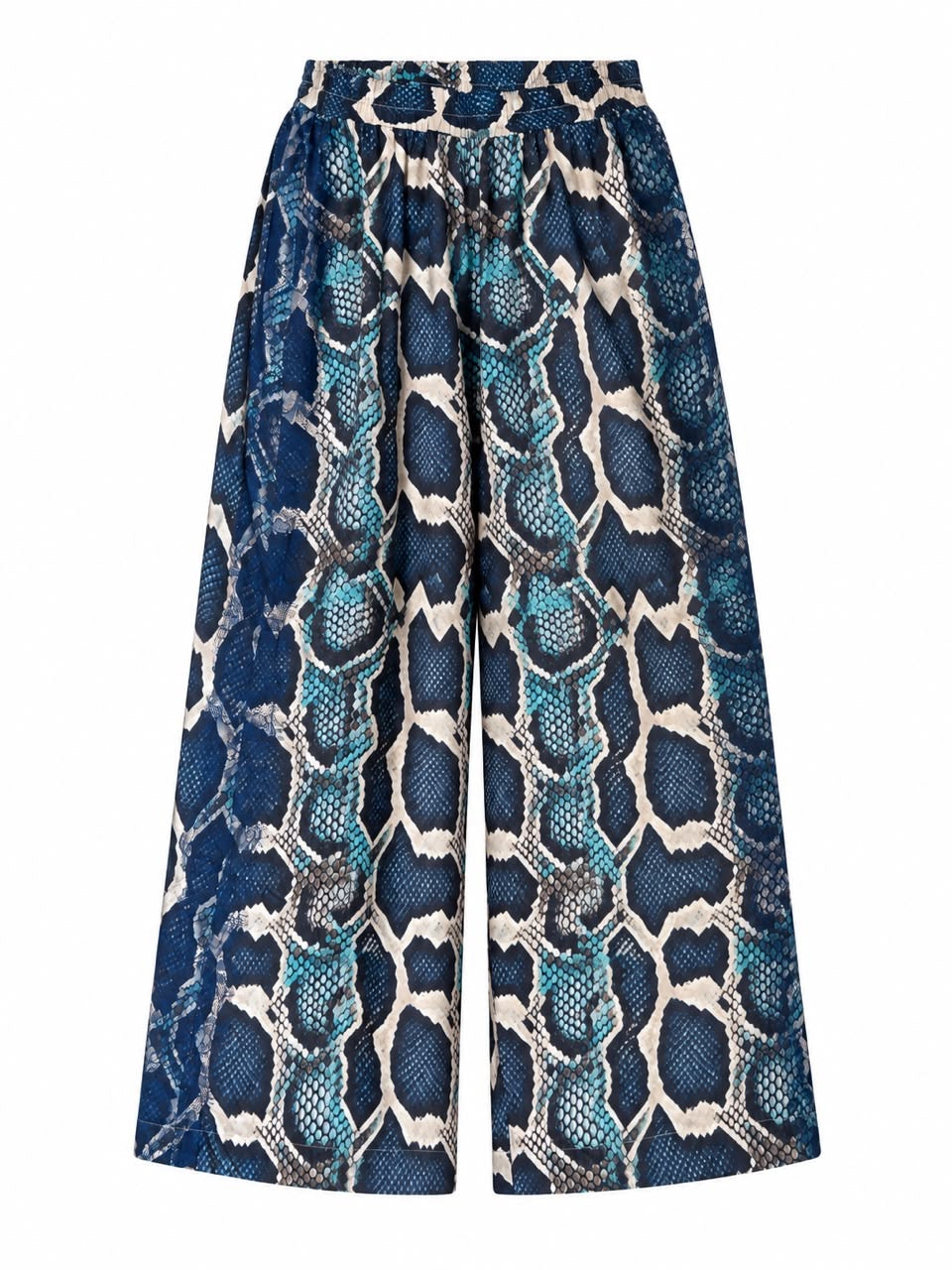TROUSER GILDA SNAKE BLUE LACE MCL13419