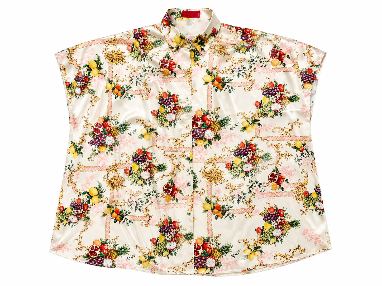 SHIRT KAREY FRUIT PLACEMENT STRIPES PINK MCL11816