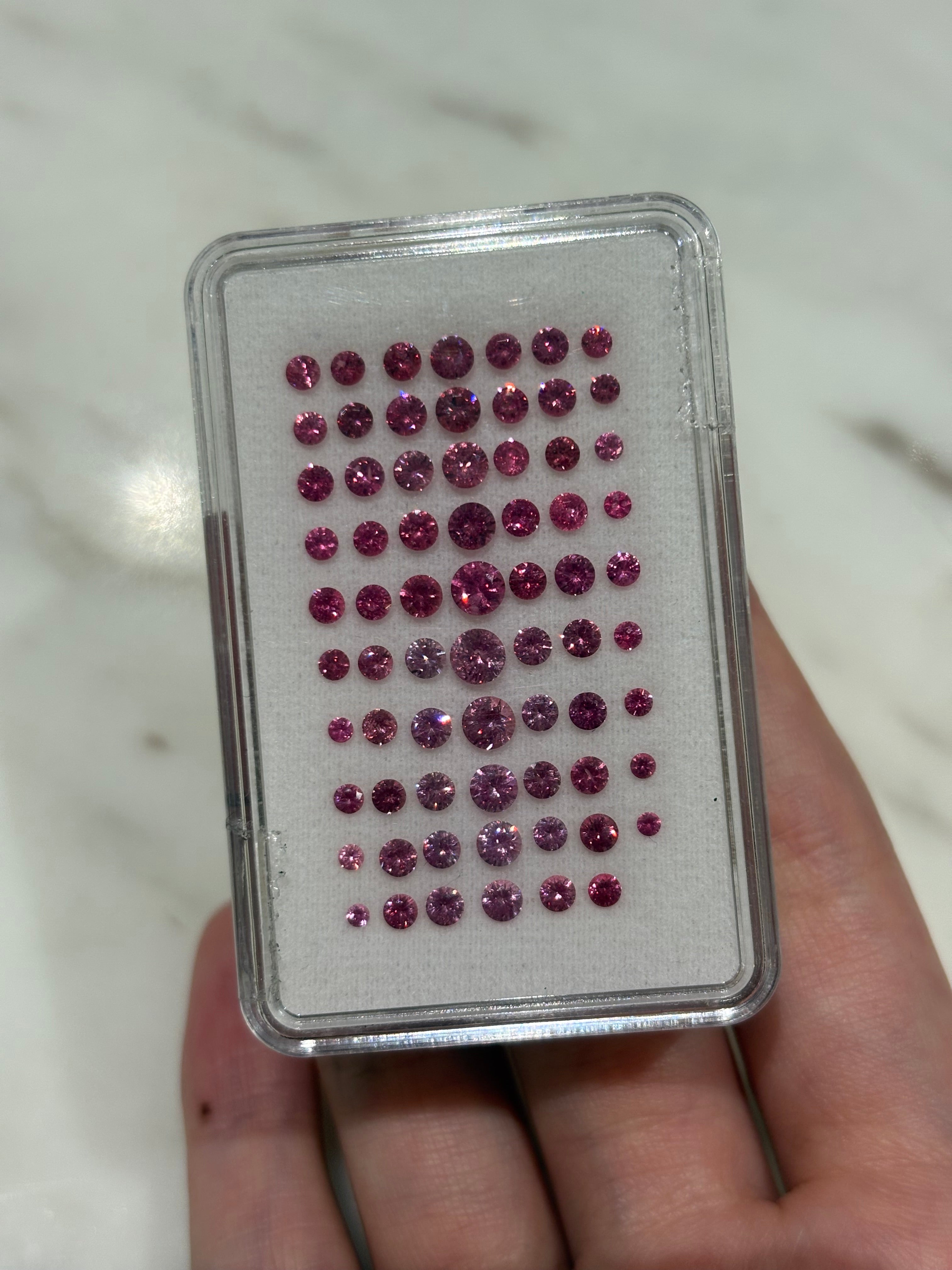 5.36ct  Spinel Round Set DXBCS4605