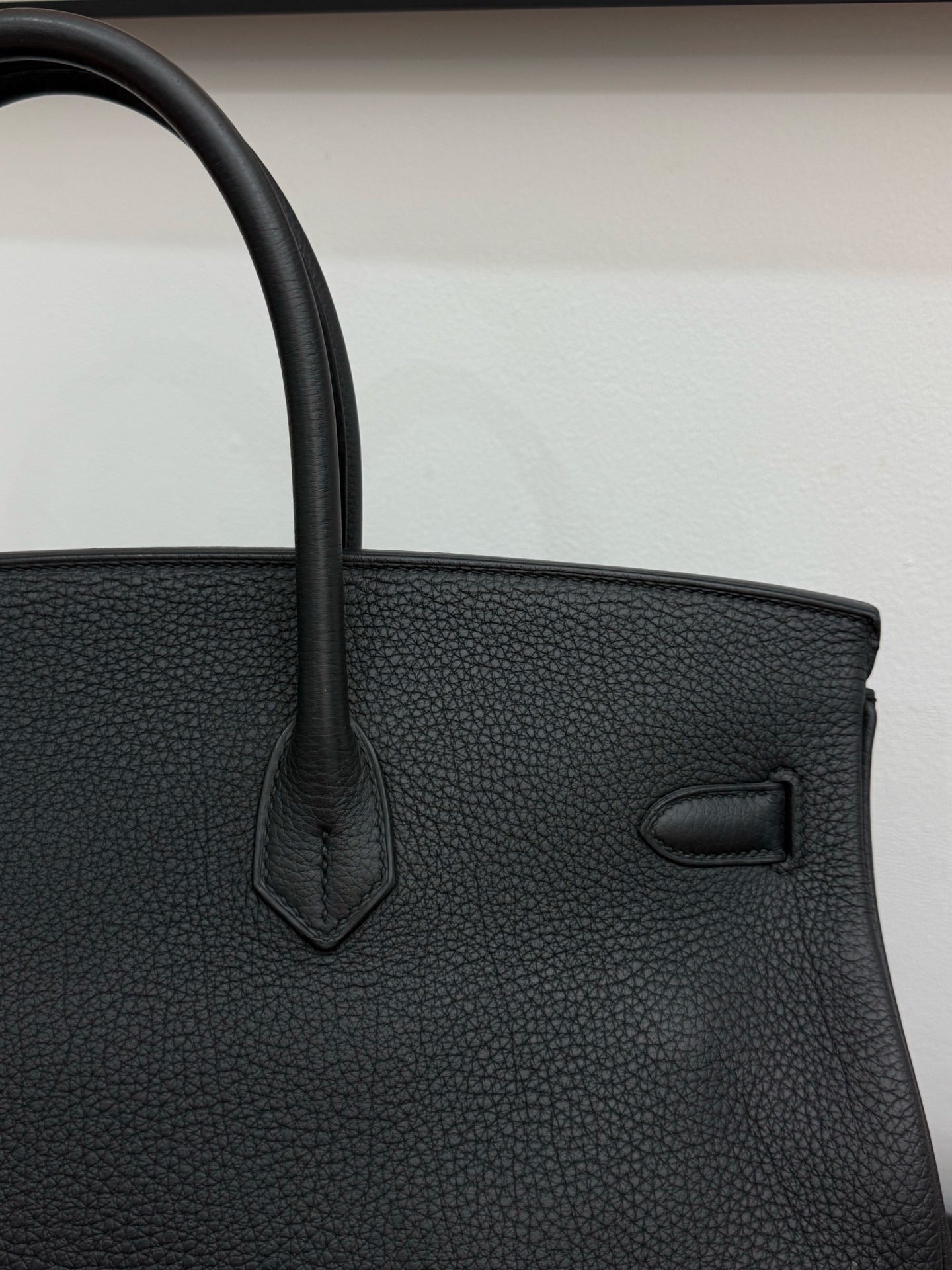 Hermès Birkin 40 Black Togo Leather Gold Hardware Q Stamp