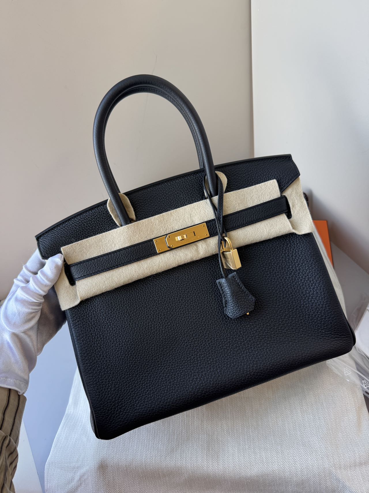Hermès Birkin 30 Black Gold Hardware – Z Stamp