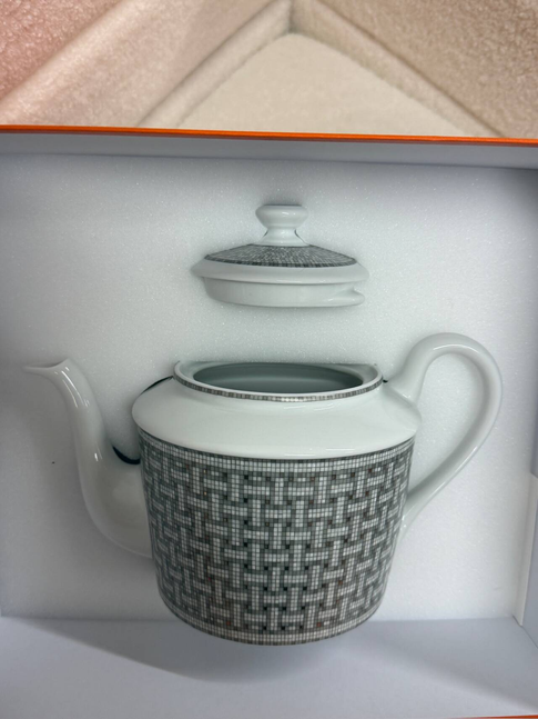 Hermès Mosaïque au 24 Teapot - Grey White