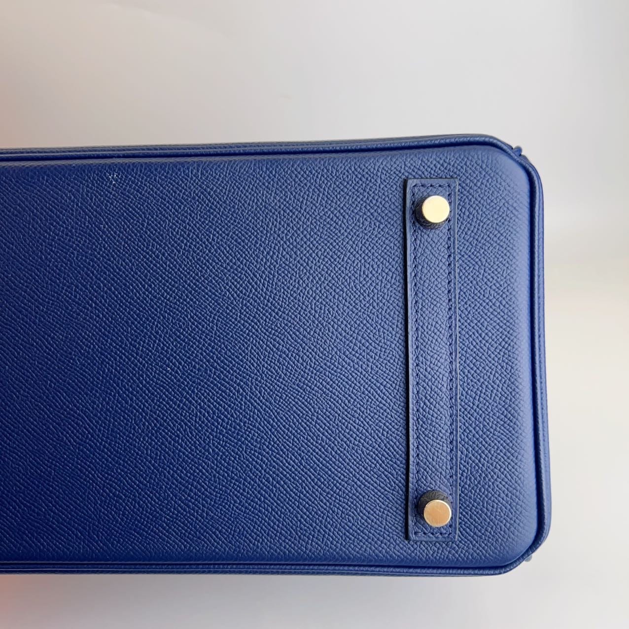 Hermès Birkin 30 Blue Sapphire Epsom Leather Gold Hardware - Stamp X