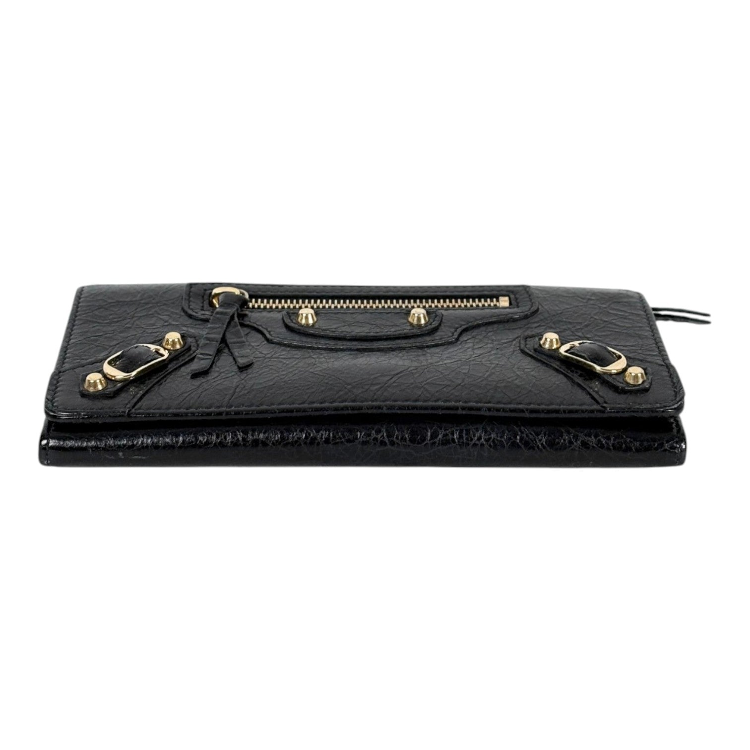 Balenciaga City Long Black Wallet