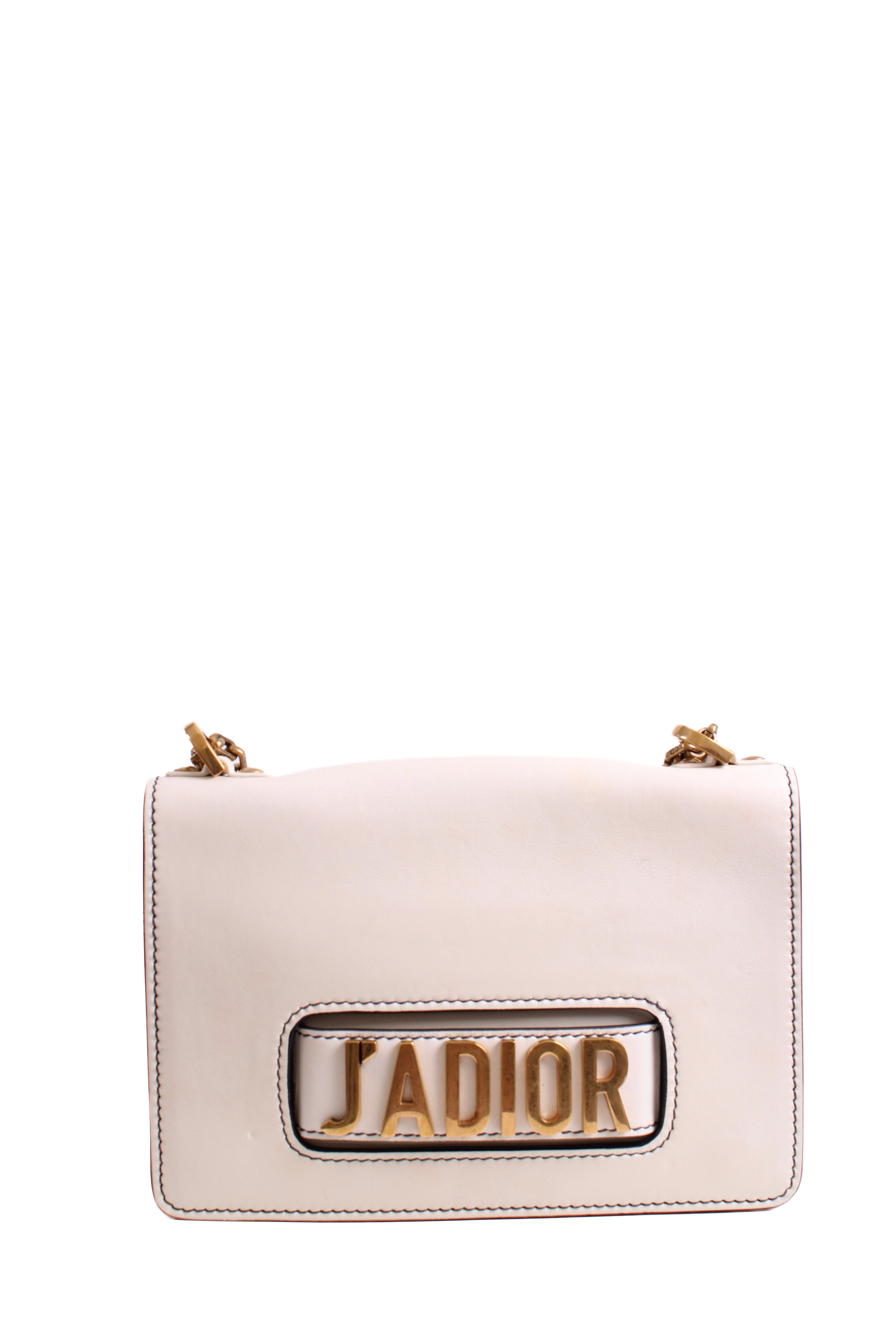 Christian Dior J'Adior Chain Flap Handbag Cream