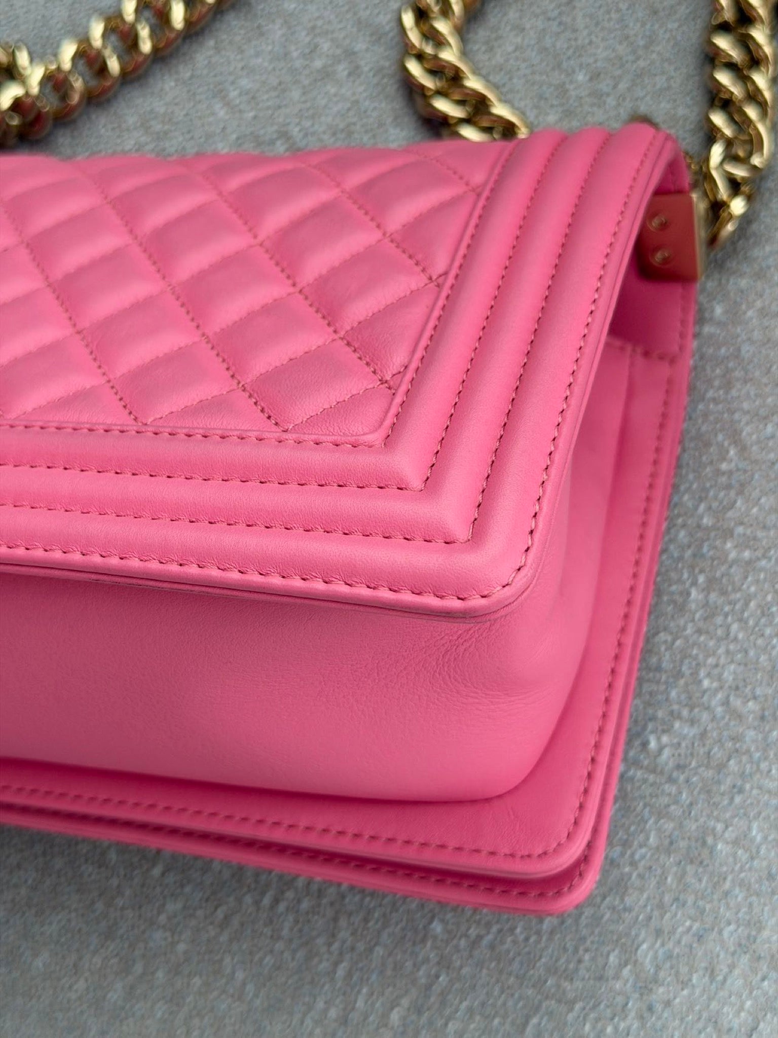 Chanel Boy Flap Bag Pink image 10