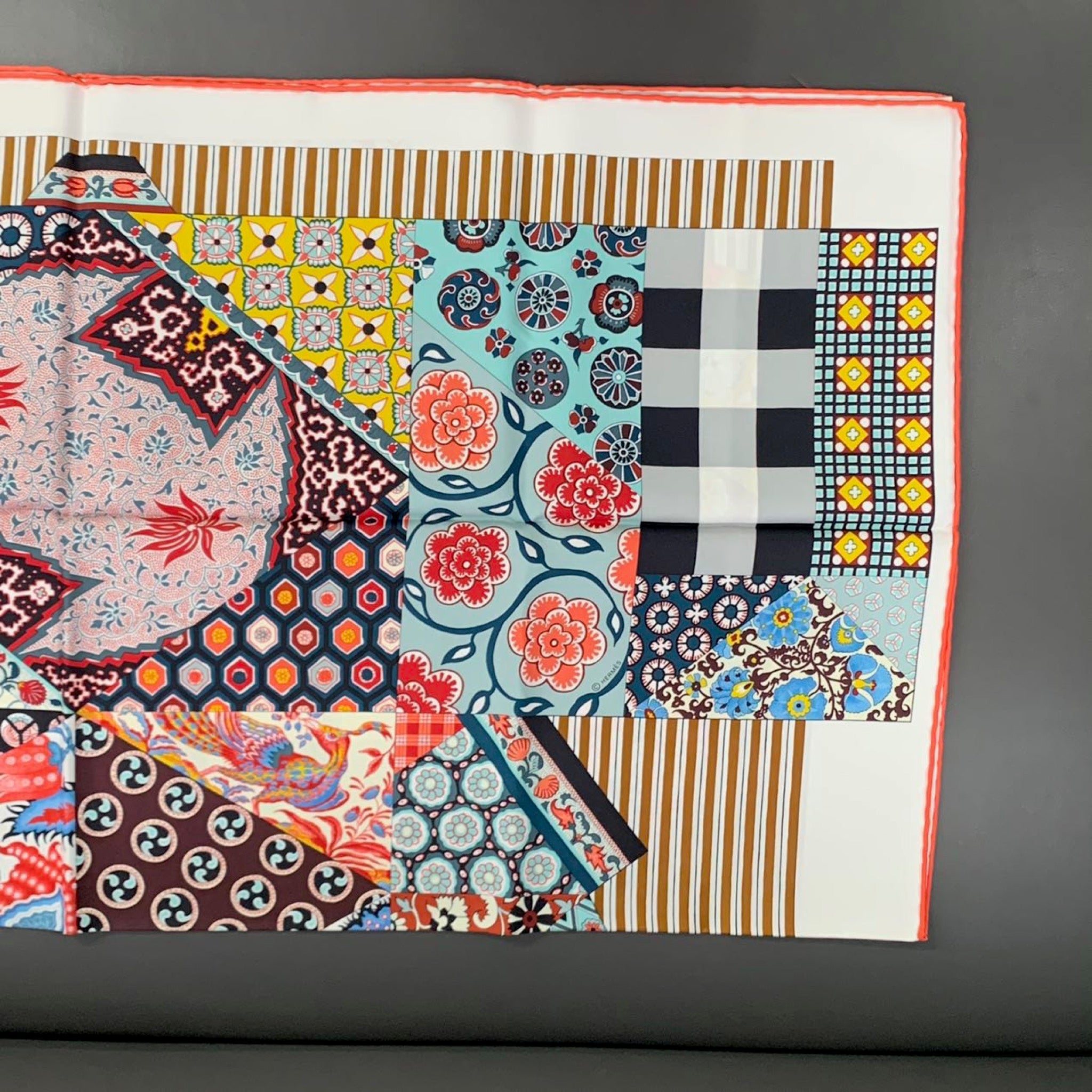 Hermès Carré 90 Scarf Art du Sarasa image 10