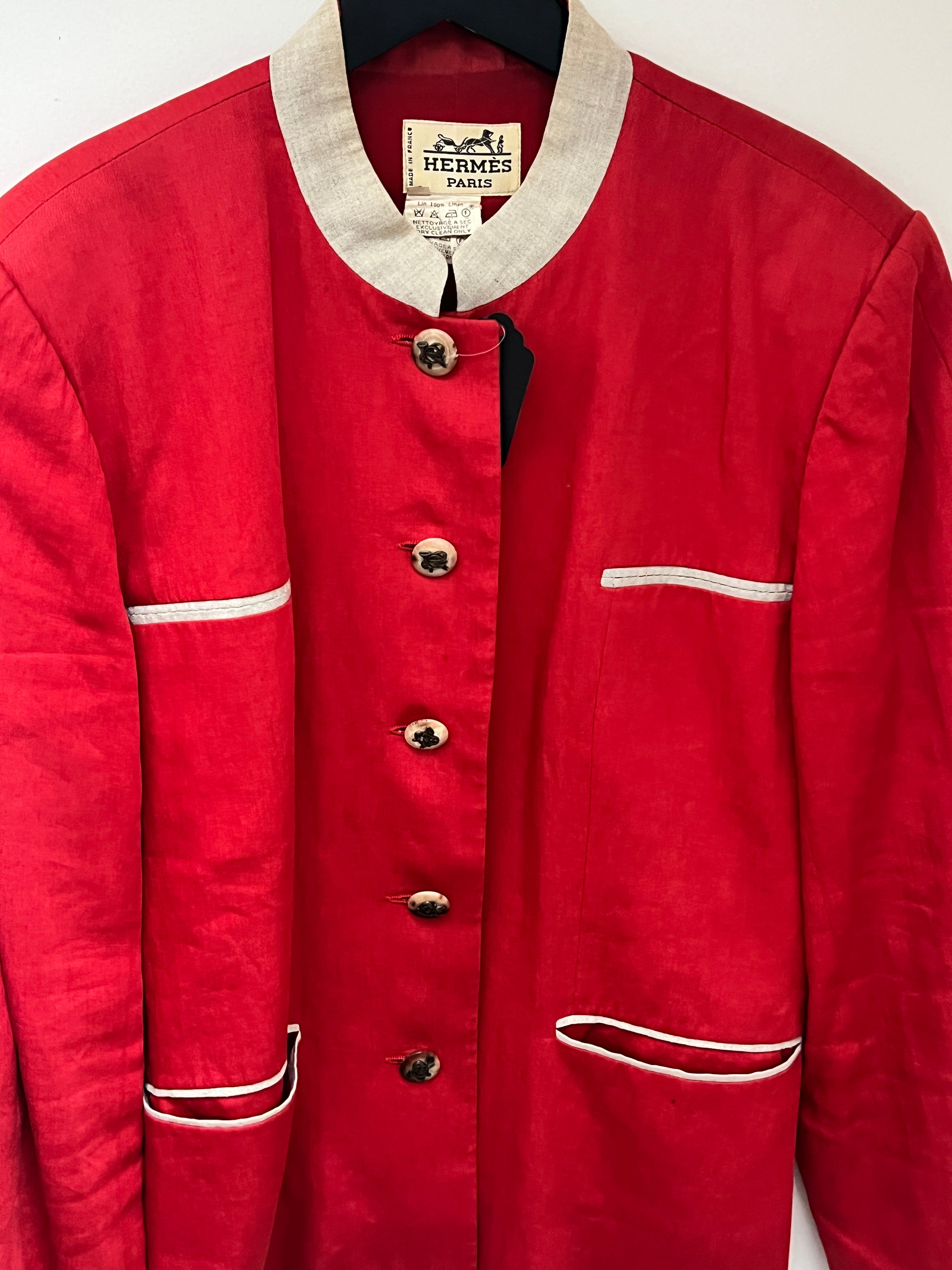 Hermes swild silk haunting jacket AKC1284
