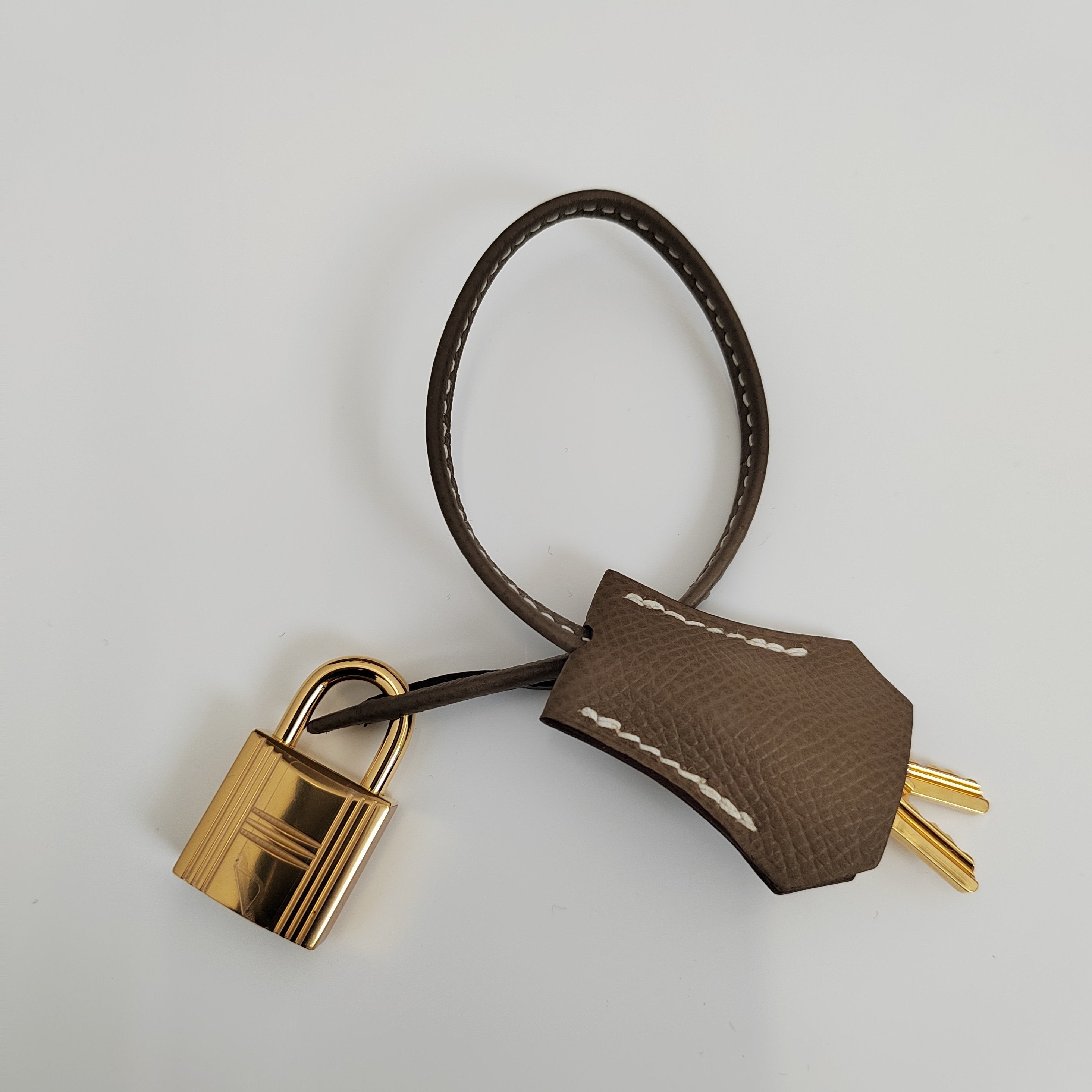 Hermès Birkin 30 Etoupe Epsom Leather  GHW -Stamp Z